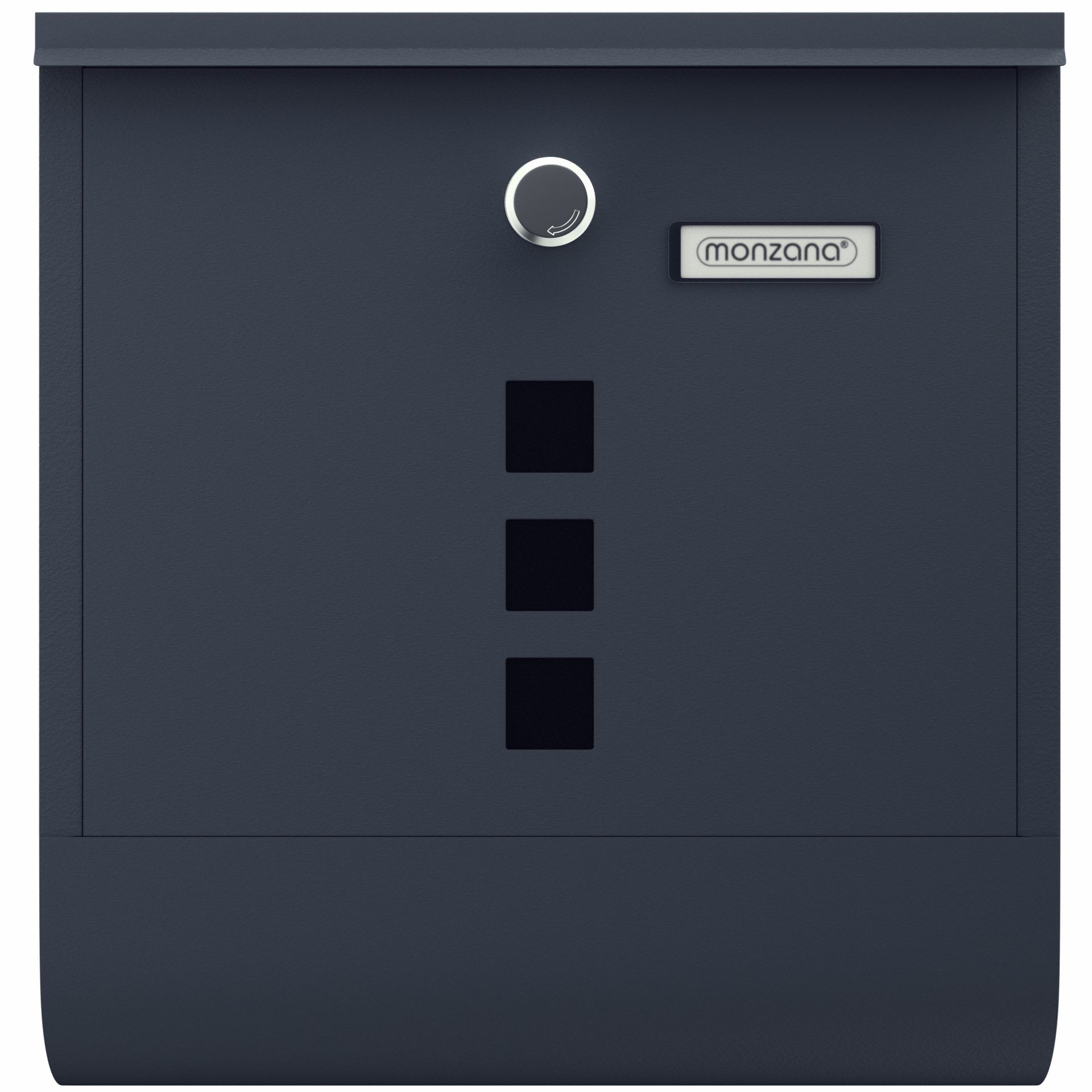 Briefkasten Anthrazit Stahl 30,5x10x33,5cm