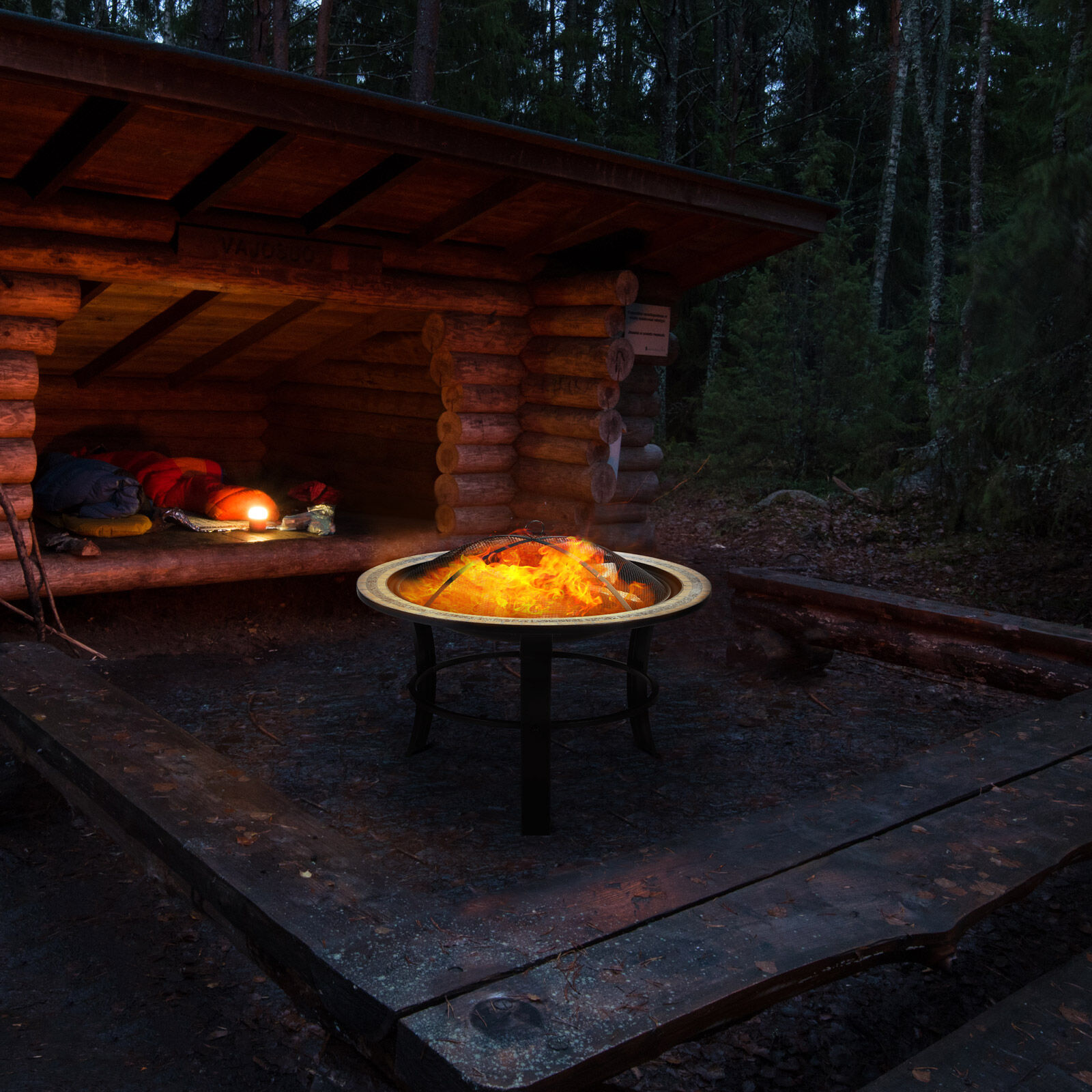 Feuerschale Fuego Mosaik Stahl Ø76cm
