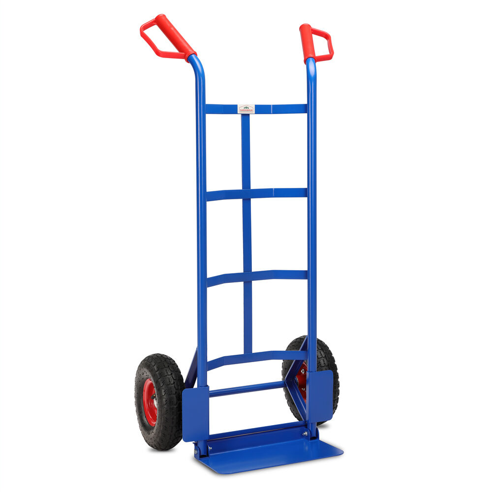 Sackkarre Blau Stahl Luftbereifung klappbare Schaufel