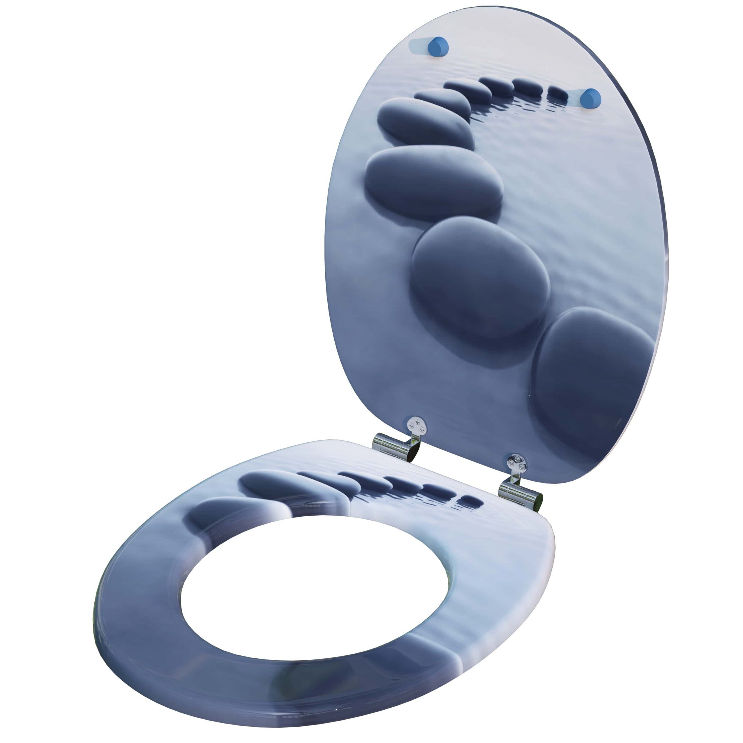 Toilettensitz Stonedesign mit Absenkautomatik