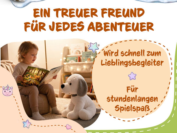 Kuscheltier Hund 58cm