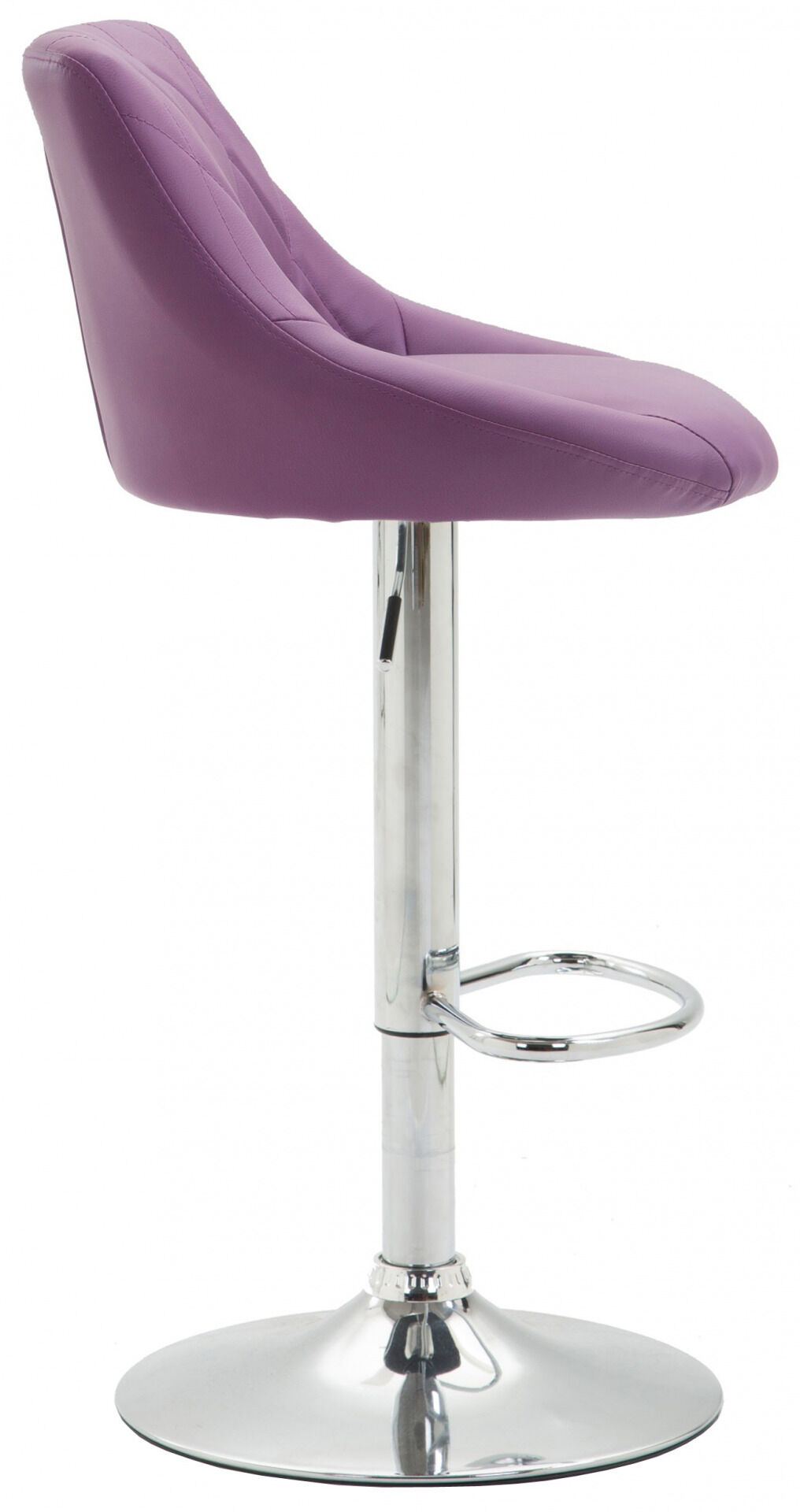 2er Set Barhocker Lazio Kunstleder C, lila
