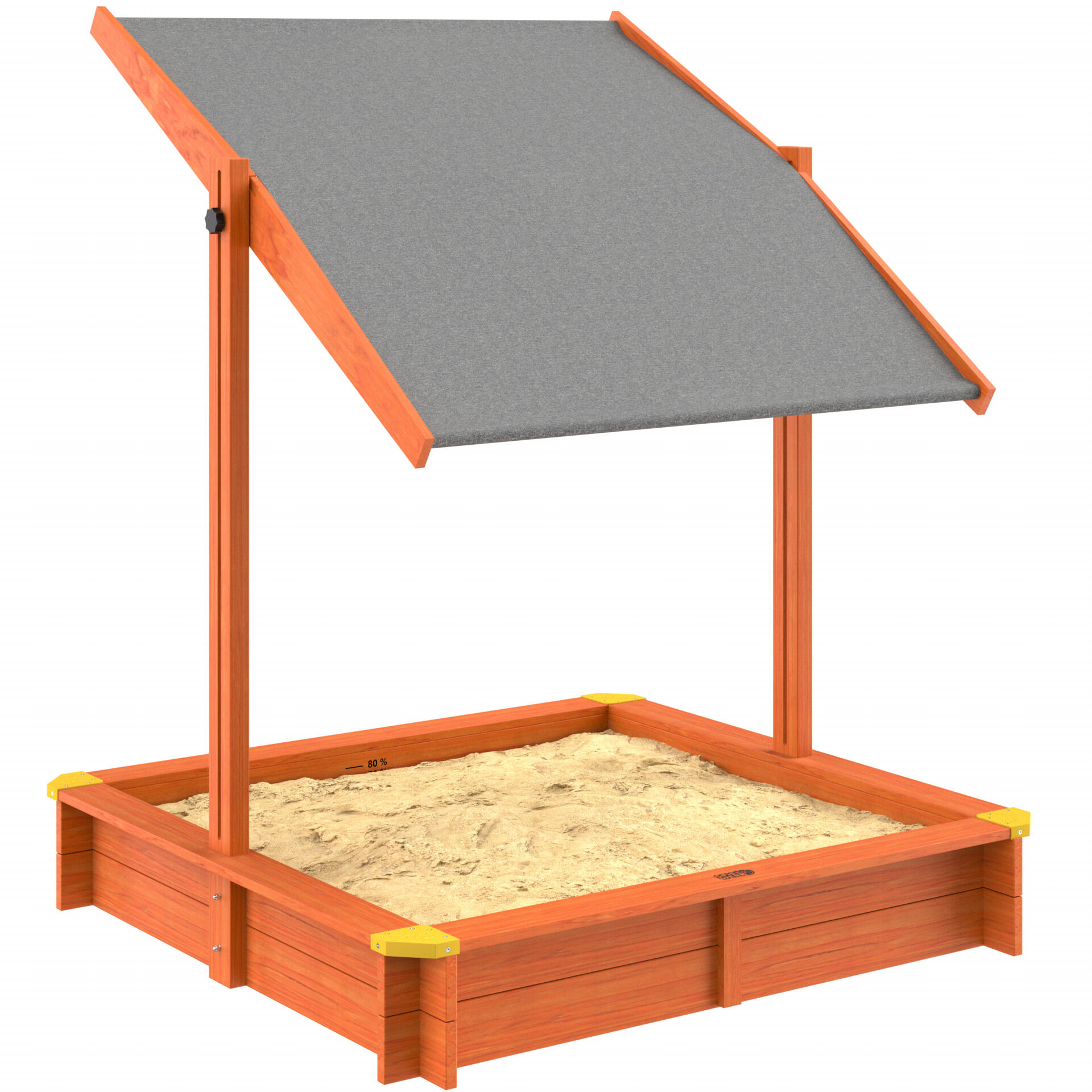 Sandkasten Sami 120x120cm UV-Schutz 50+