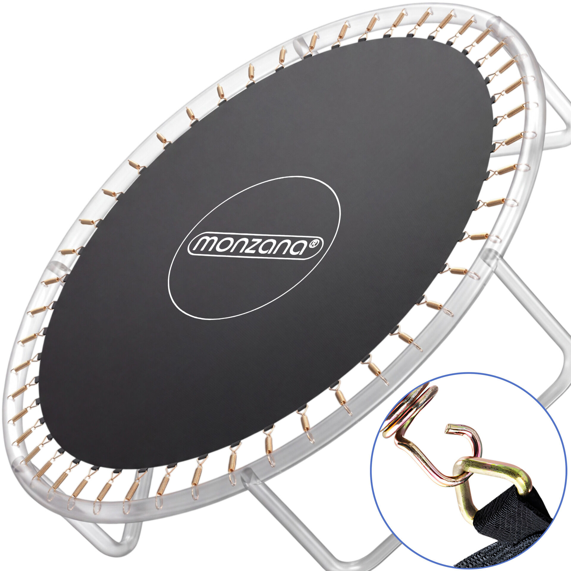 Trampolin Sprungtuch Schwarz Ø427cm