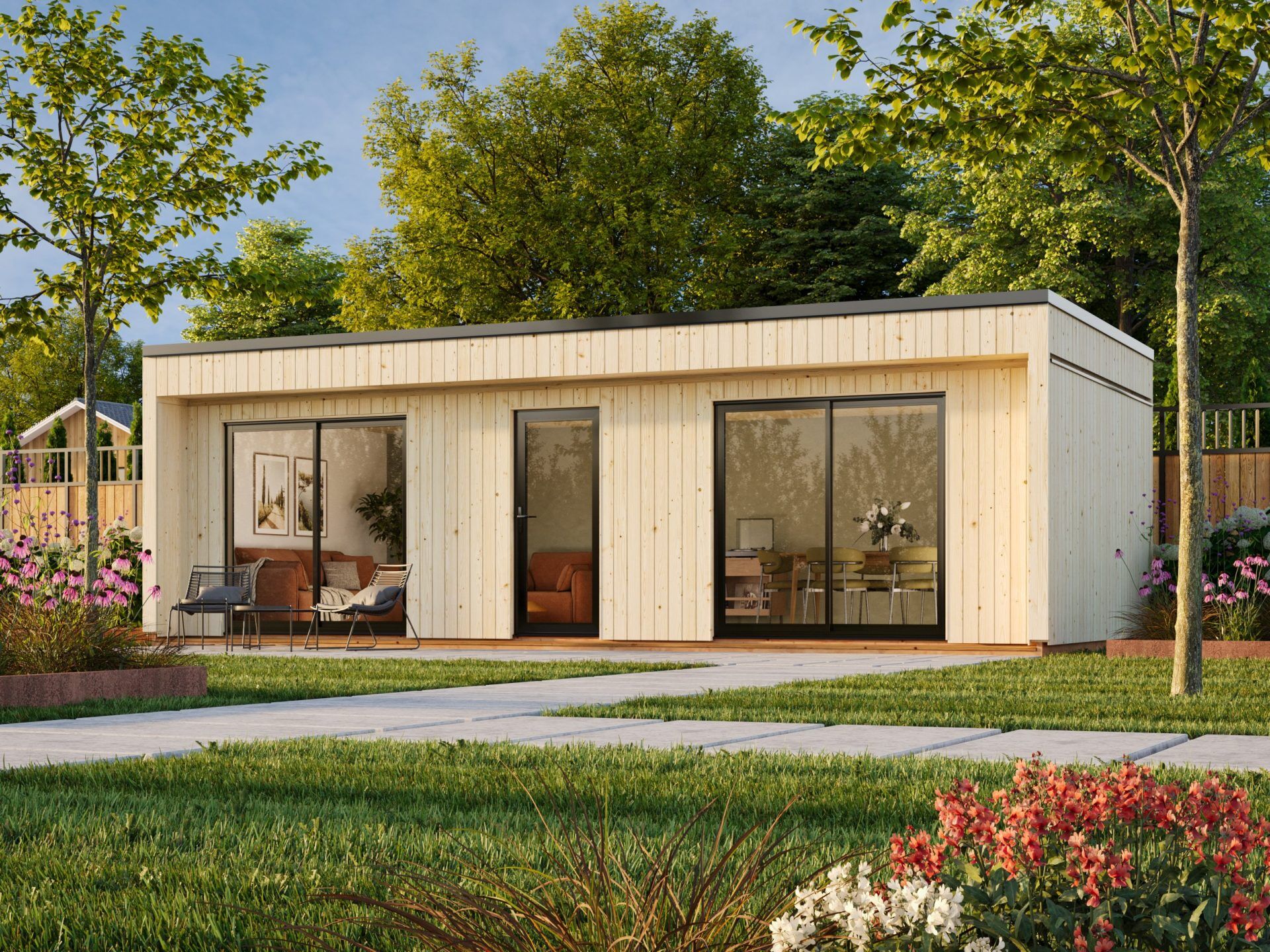 Palmako Tinyhaus Gartenhaus Johanna 31,8 m²