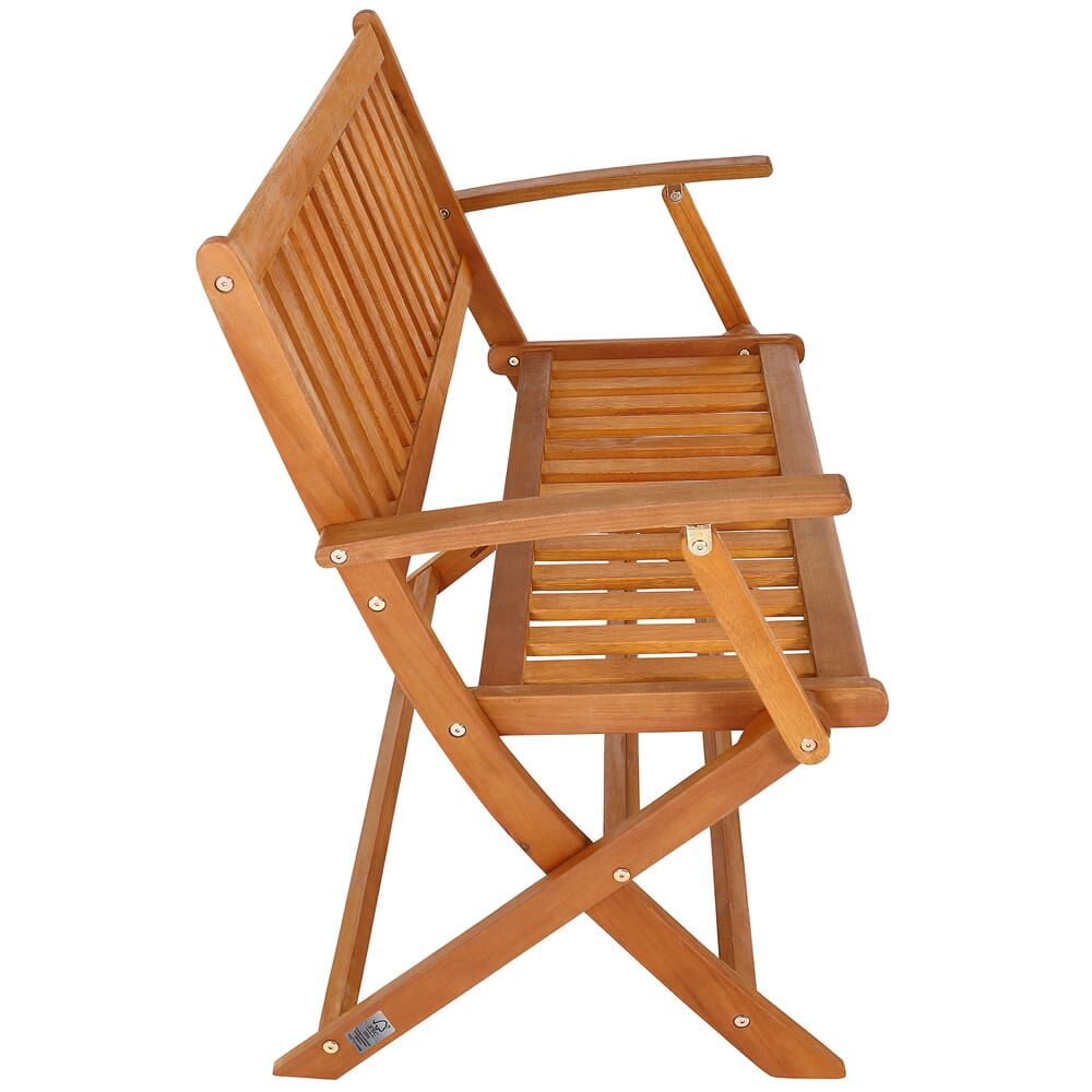 Gartenbank Eukalyptusholz FSC®-zertifiziert 120x55x90cm