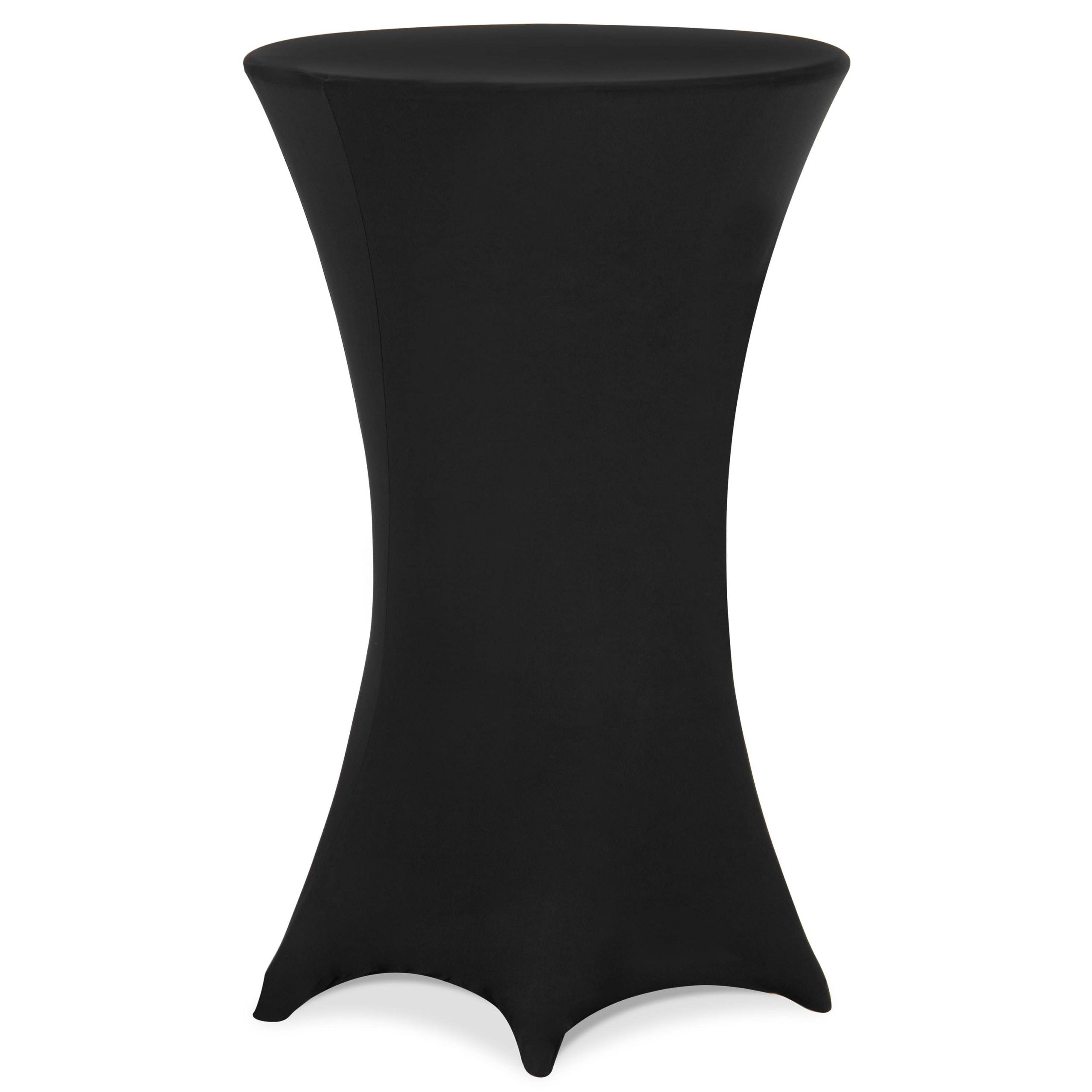 Stehtischhusse Ø70 cm schwarz