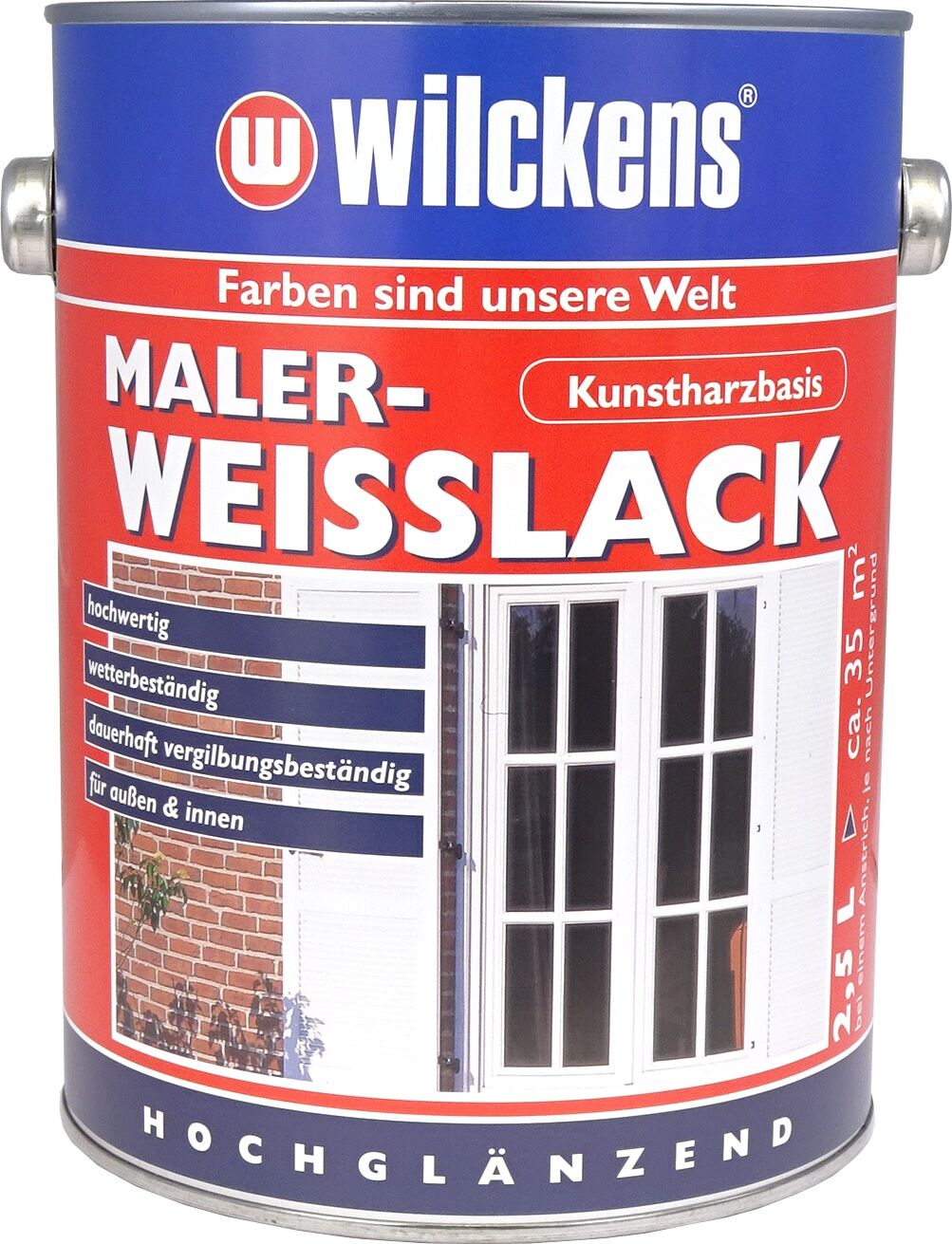 Wilckens Maler Weisslack hochglänzend 2.5l