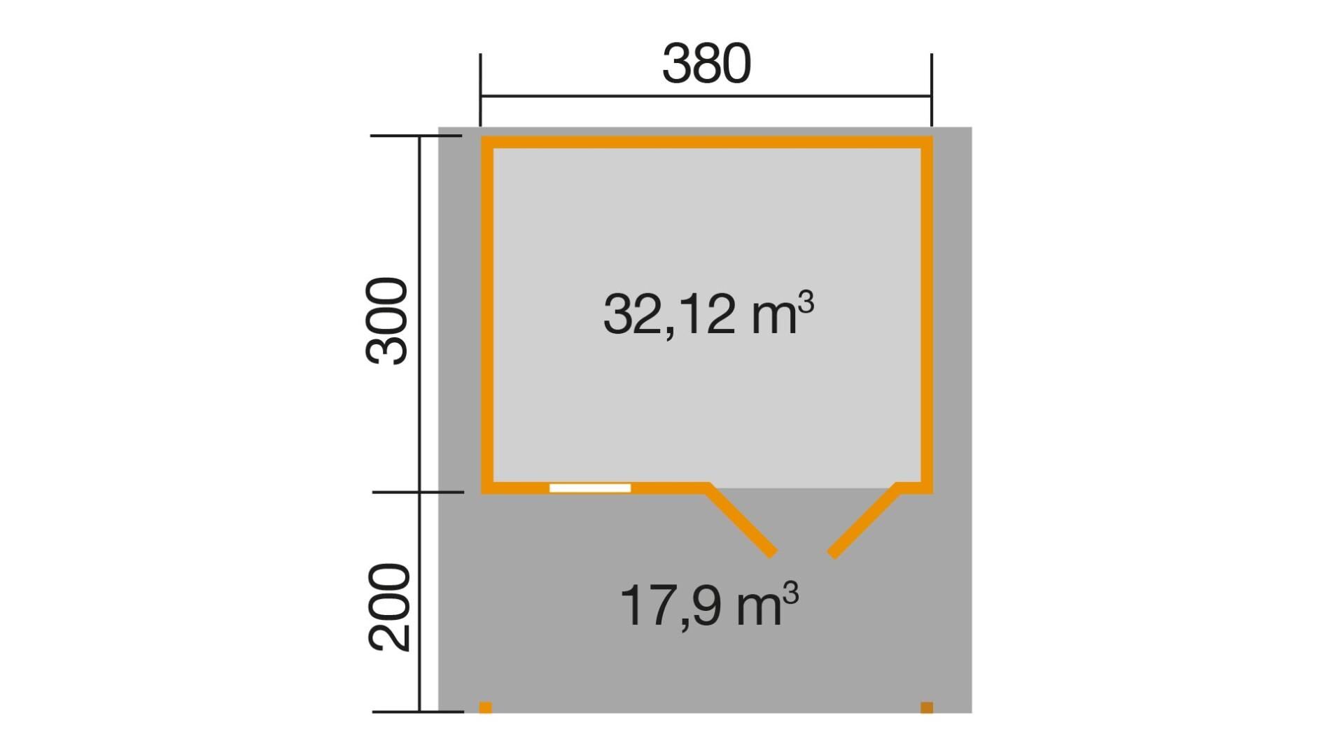 weka Gartenhaus 136 A 4,6x5,1m