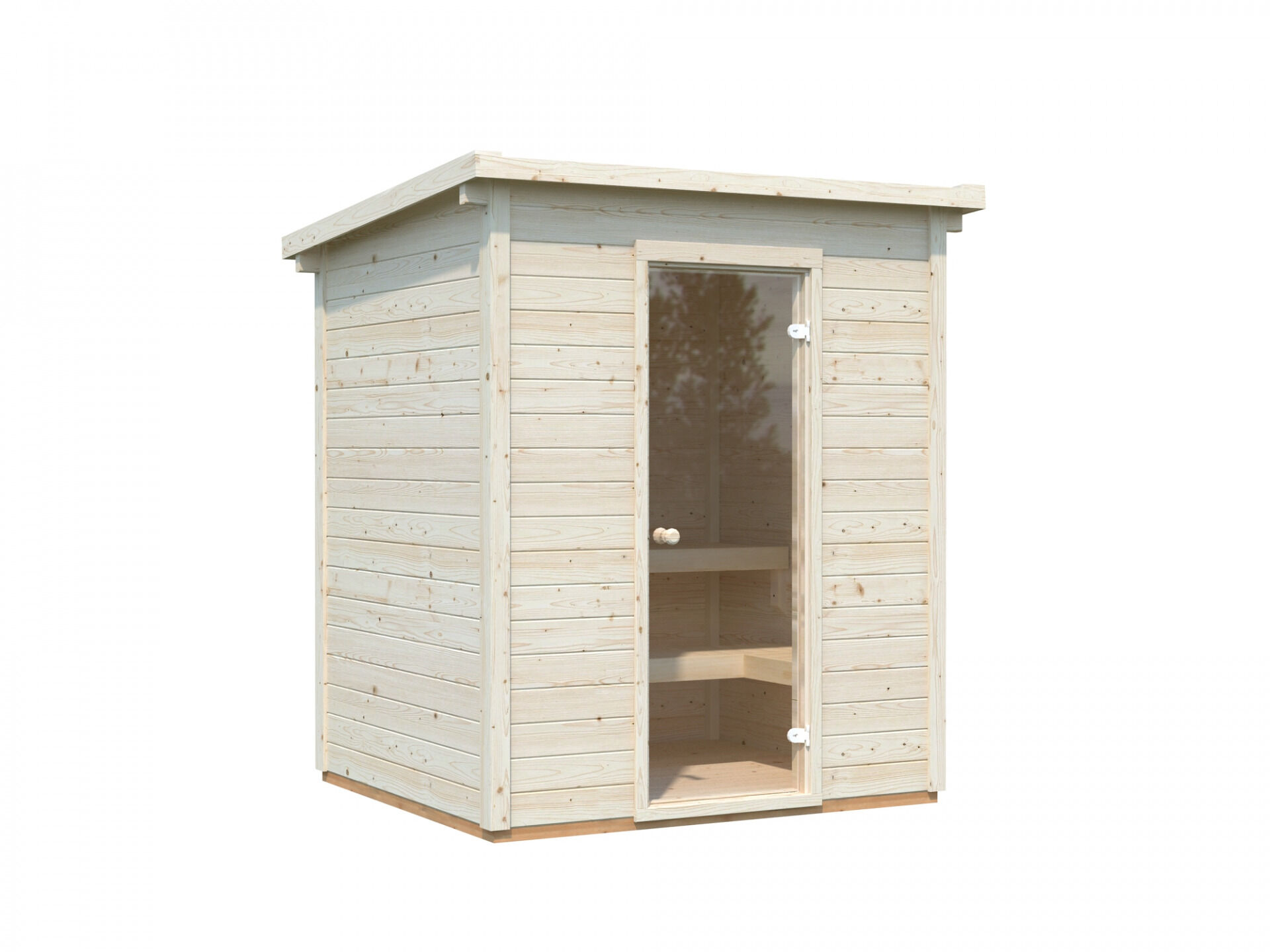 Saunahaus Pultdach Aktion Cubic 2,6 m2