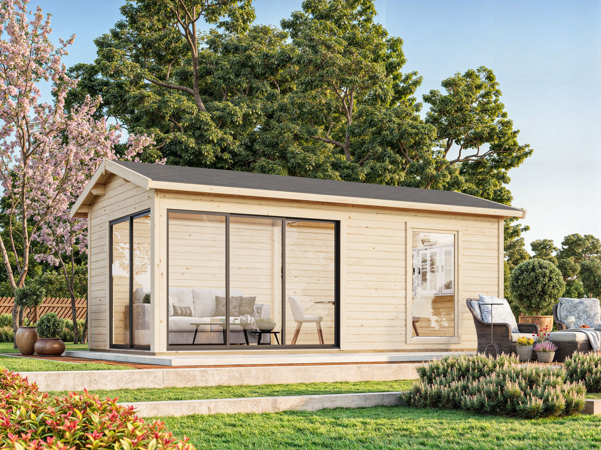 Palmako Gartenhaus Amanda 17,1 m² Slide