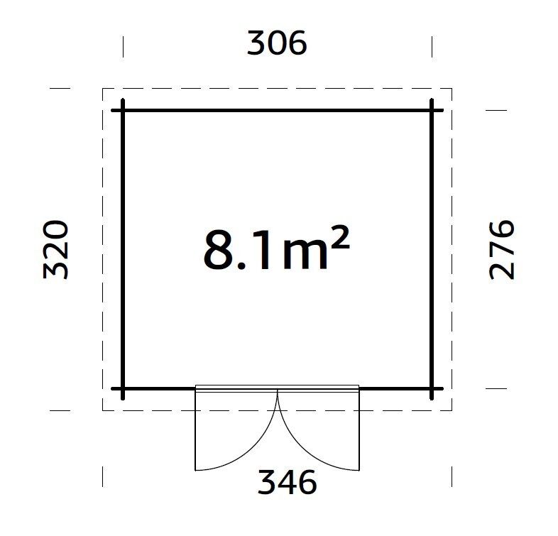 Pultdach Gartenhaus Aktion 63