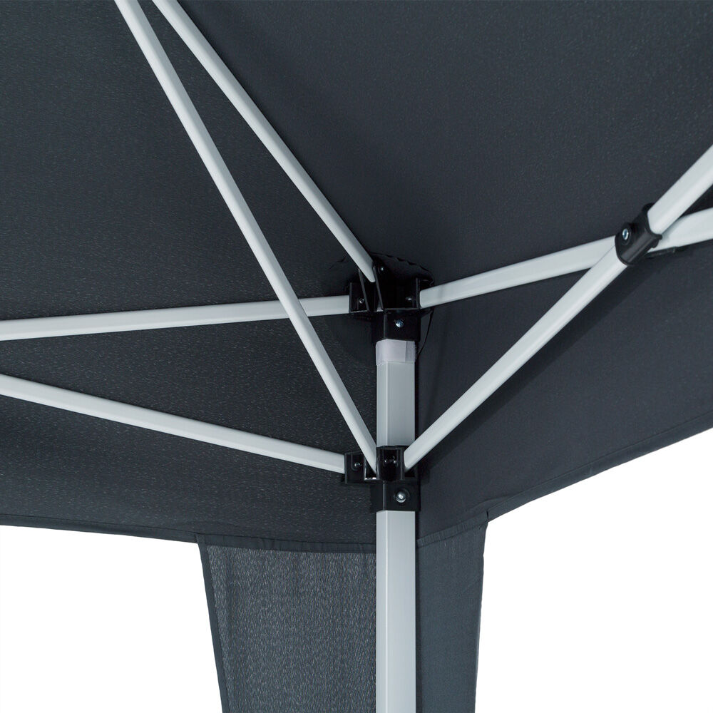 Faltpavillon Anthrazit 3x6m UV-Schutz 50+