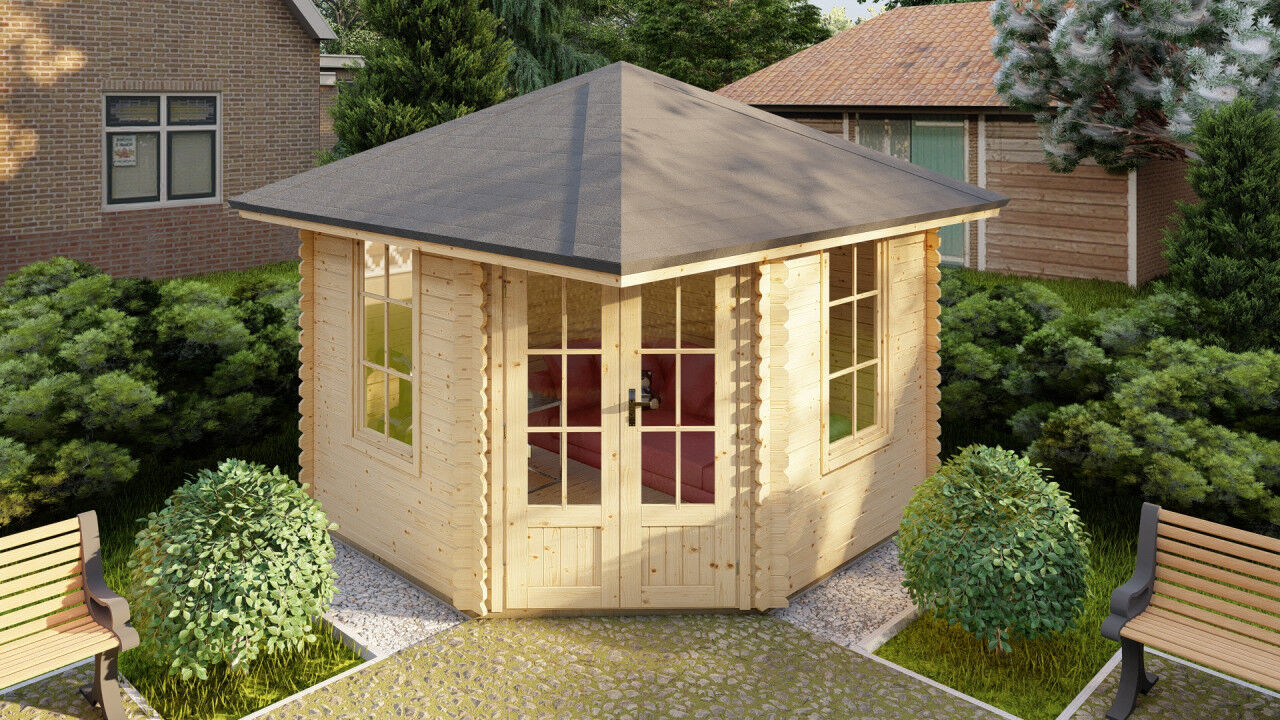 5 Eck Gartenhaus Schweden 31