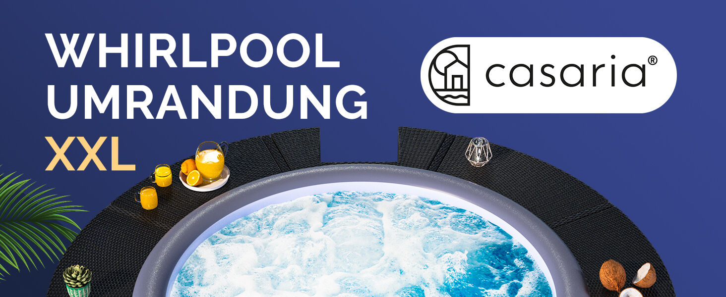 Polyrattan Pool Rahmen für LAY-Z-SPA
