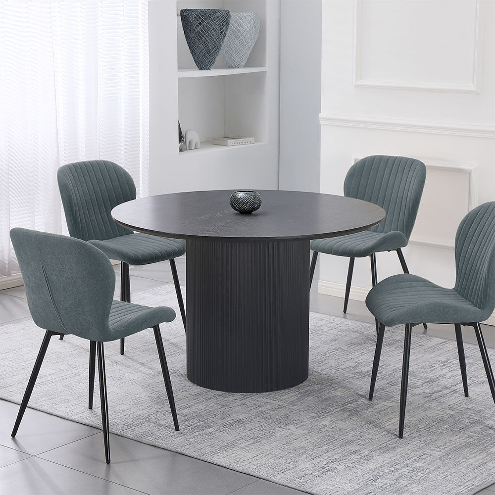 Esstisch Rund CAMILLO - Dark Oak