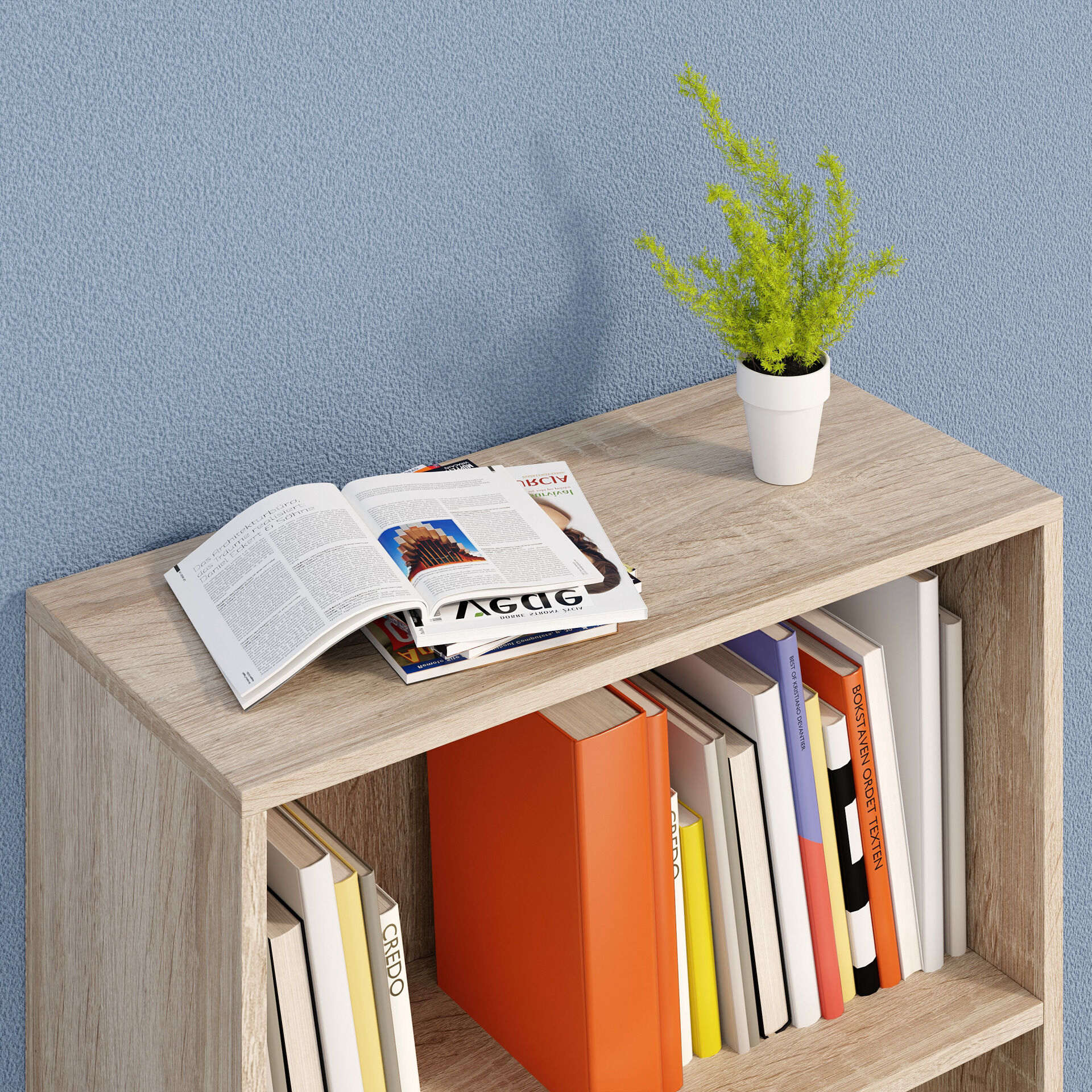 Bücherregal Vela Eiche 5 Fächer