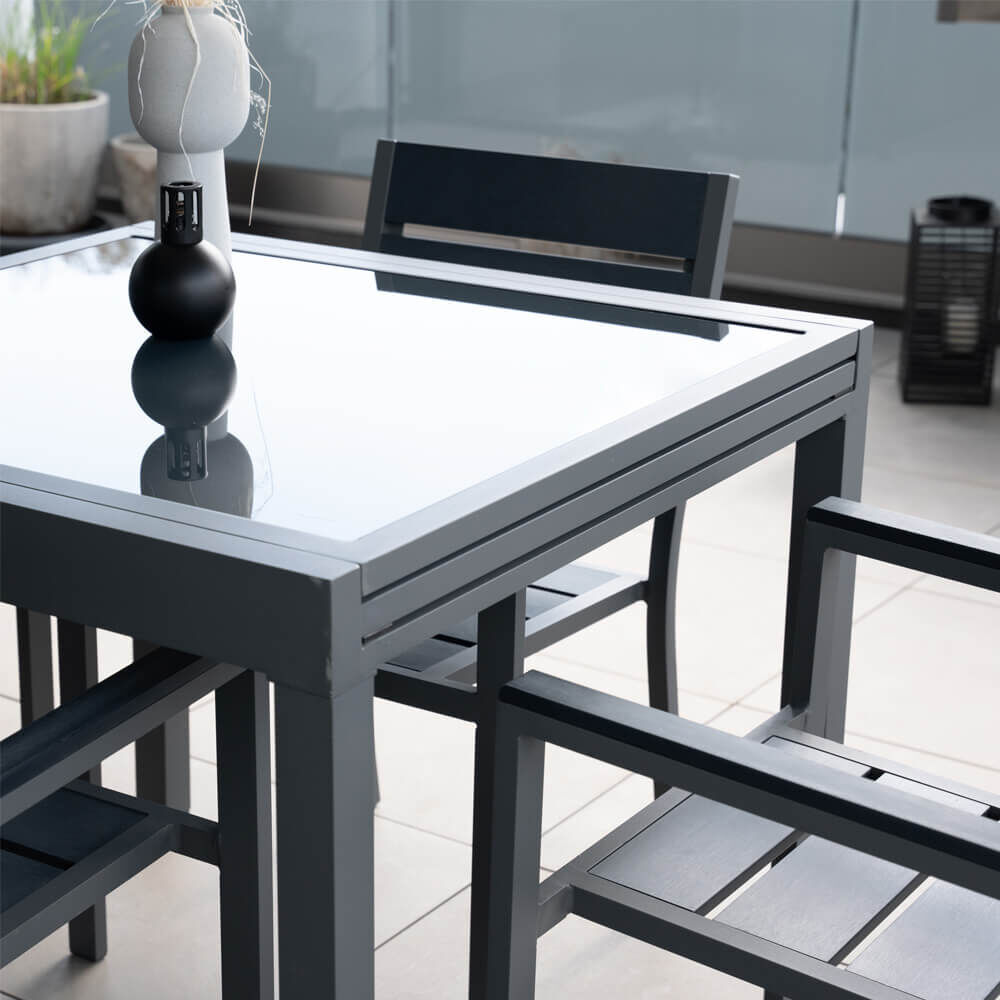 Gartentisch ausziehbar VERANO - 180/90 x 90 cm