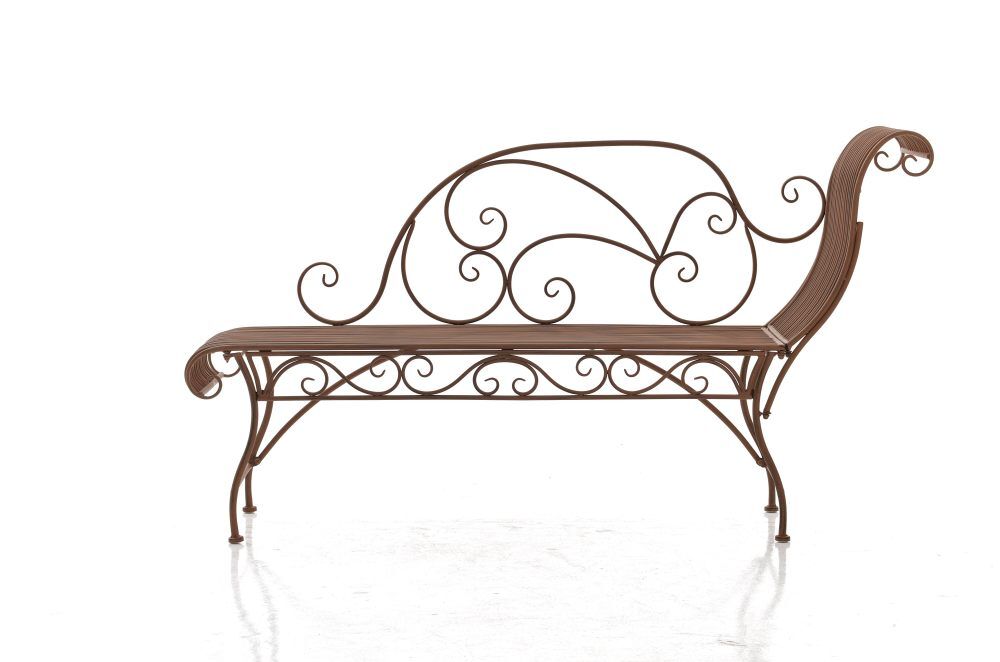 Gartenbank Karma, antik braun