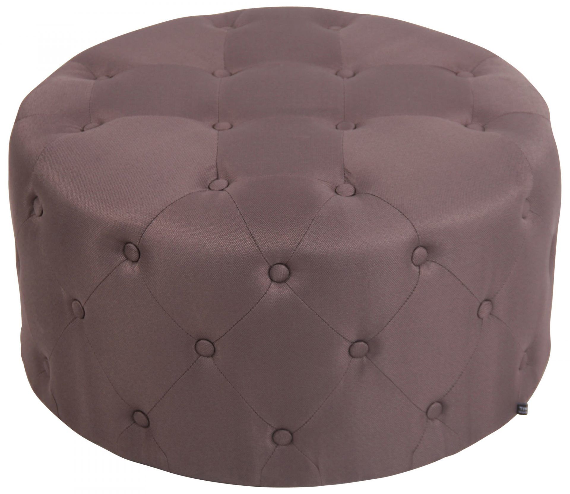 Fußhocker Korsika Stoff, braun