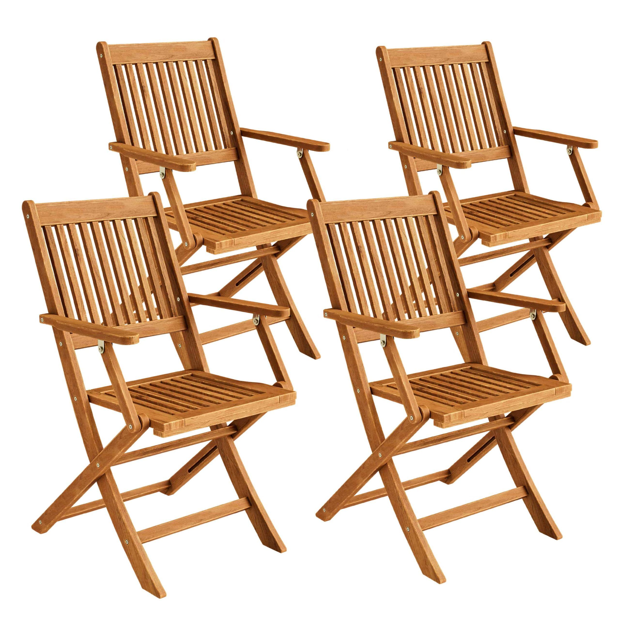 Gartenstuhl Sydney 4er-Set Akazie FSC®-zertifiziert