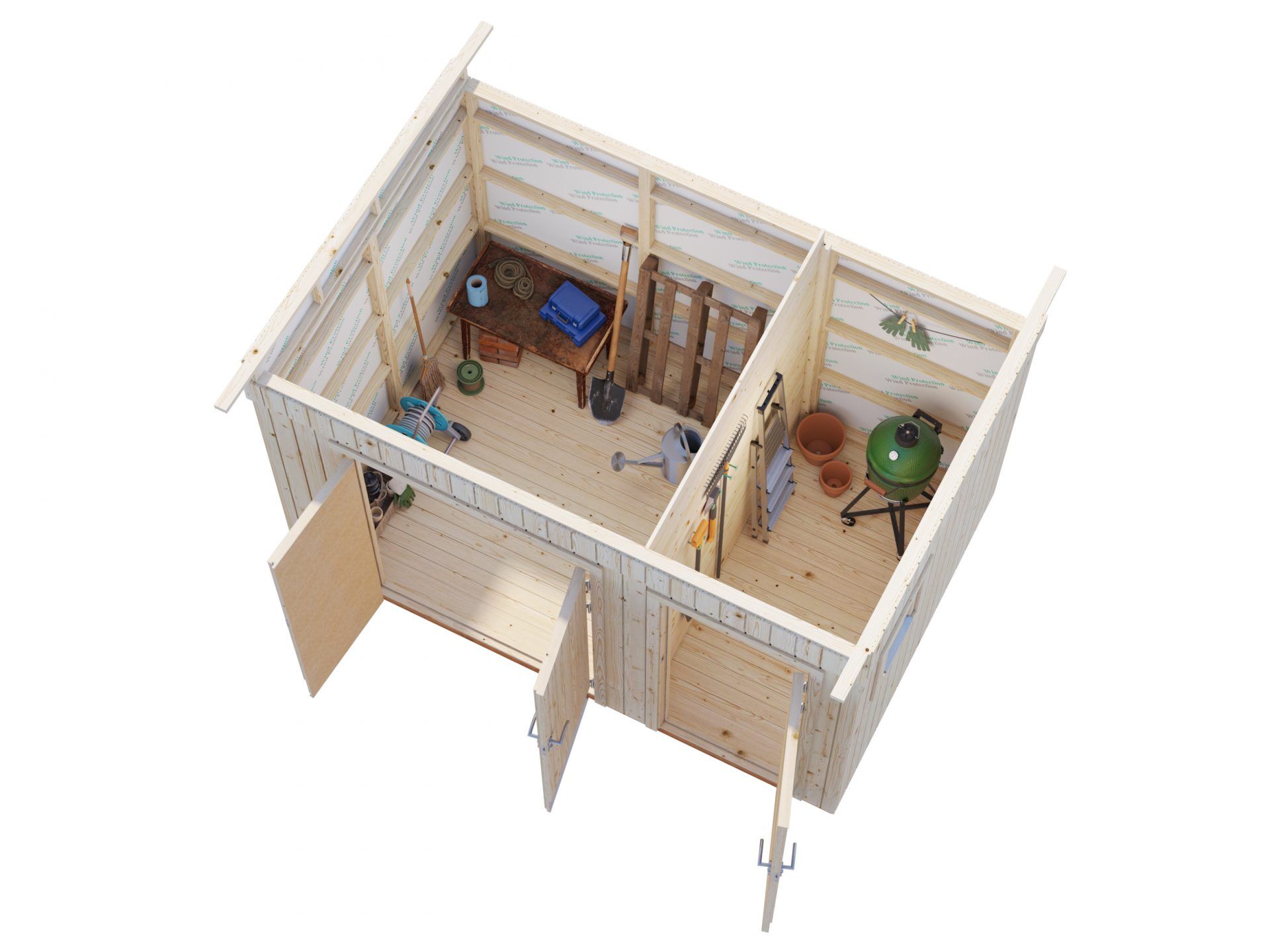 Palmako Gerätehaus Kalle 6,6 m²