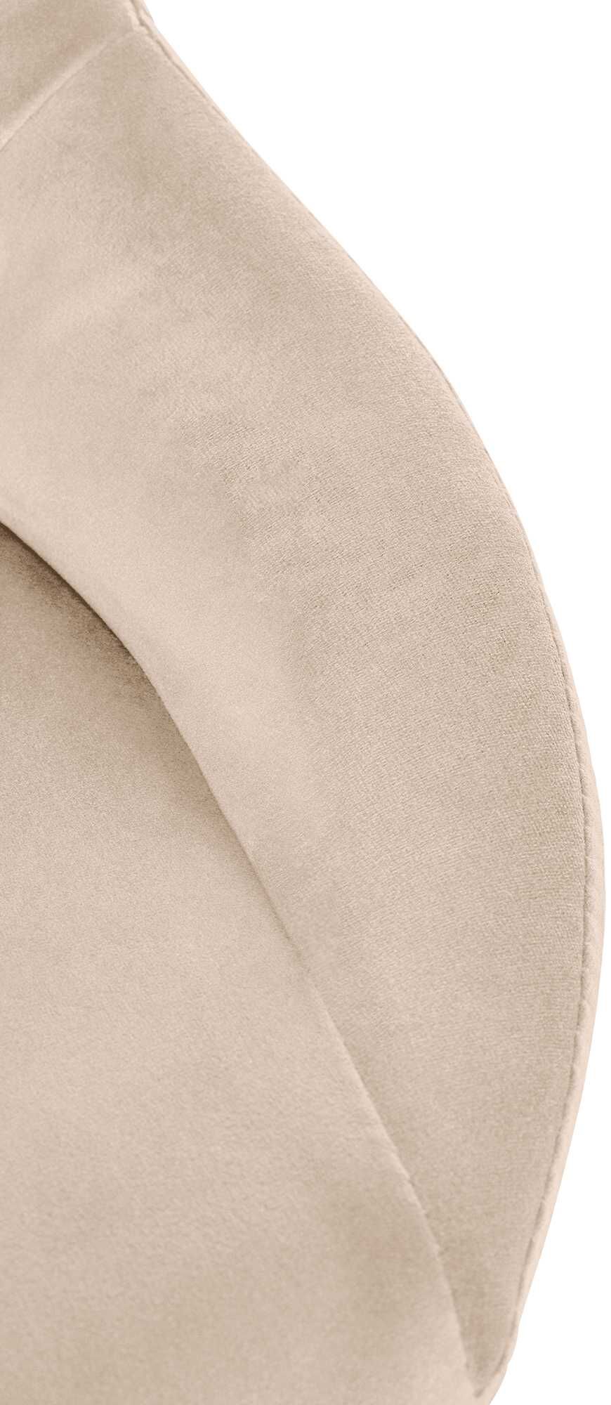 2er Set Barhocker Milet Samt B, creme