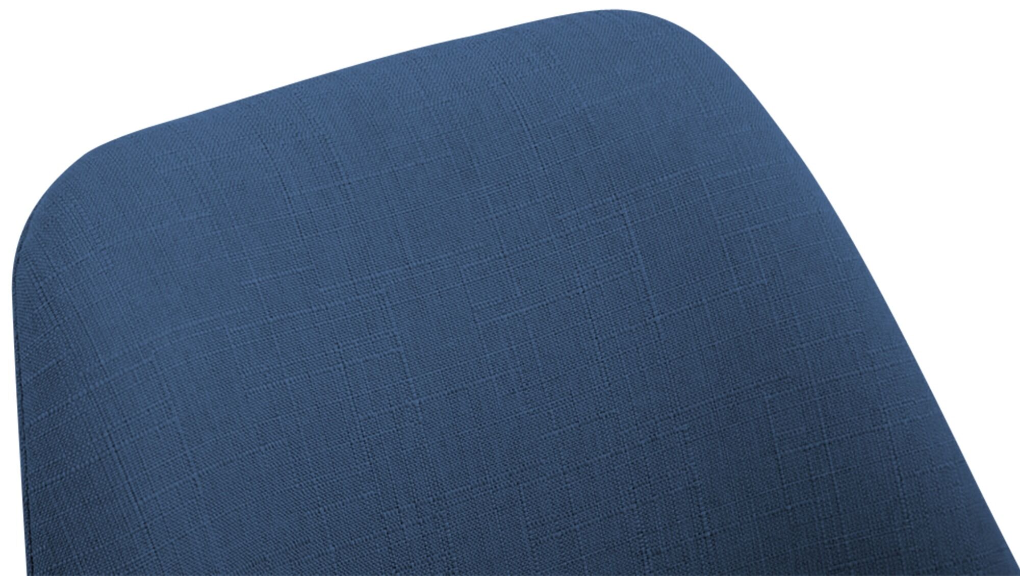 Besucherstuhl Borneo V2 Natura Stoff, blau