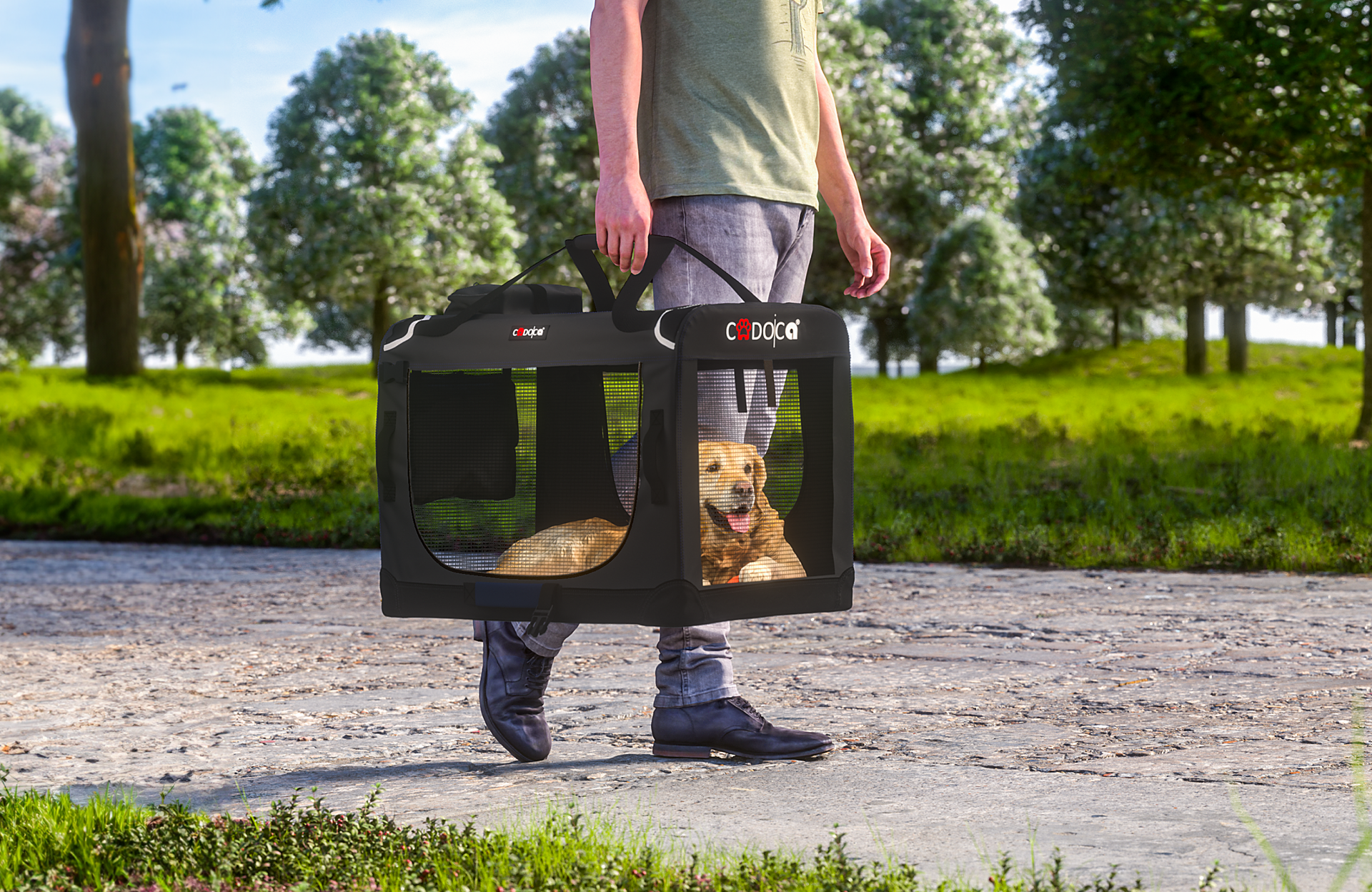 Hundebox faltbar XXXL 101x70x70cm Anthrazit