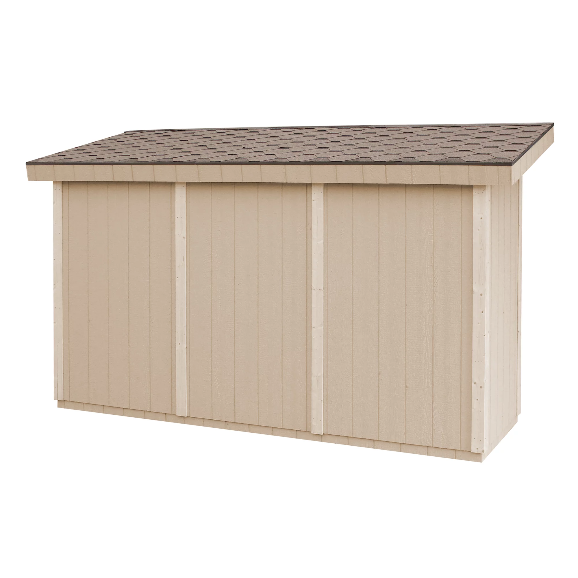 Pultdach Gartenhaus Norge 3 mit LP® SmartSide® M902A – 368 x 118 cm – 4 m2