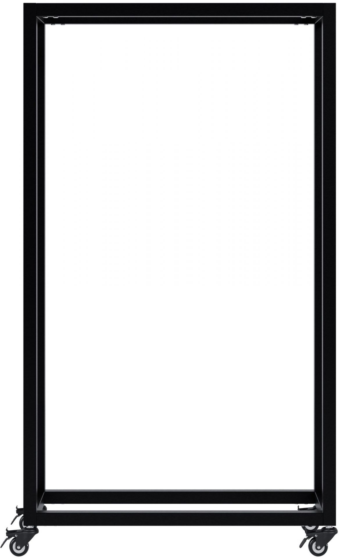 Kaminholzständer Hilta 25x60x100 cm, schwarz