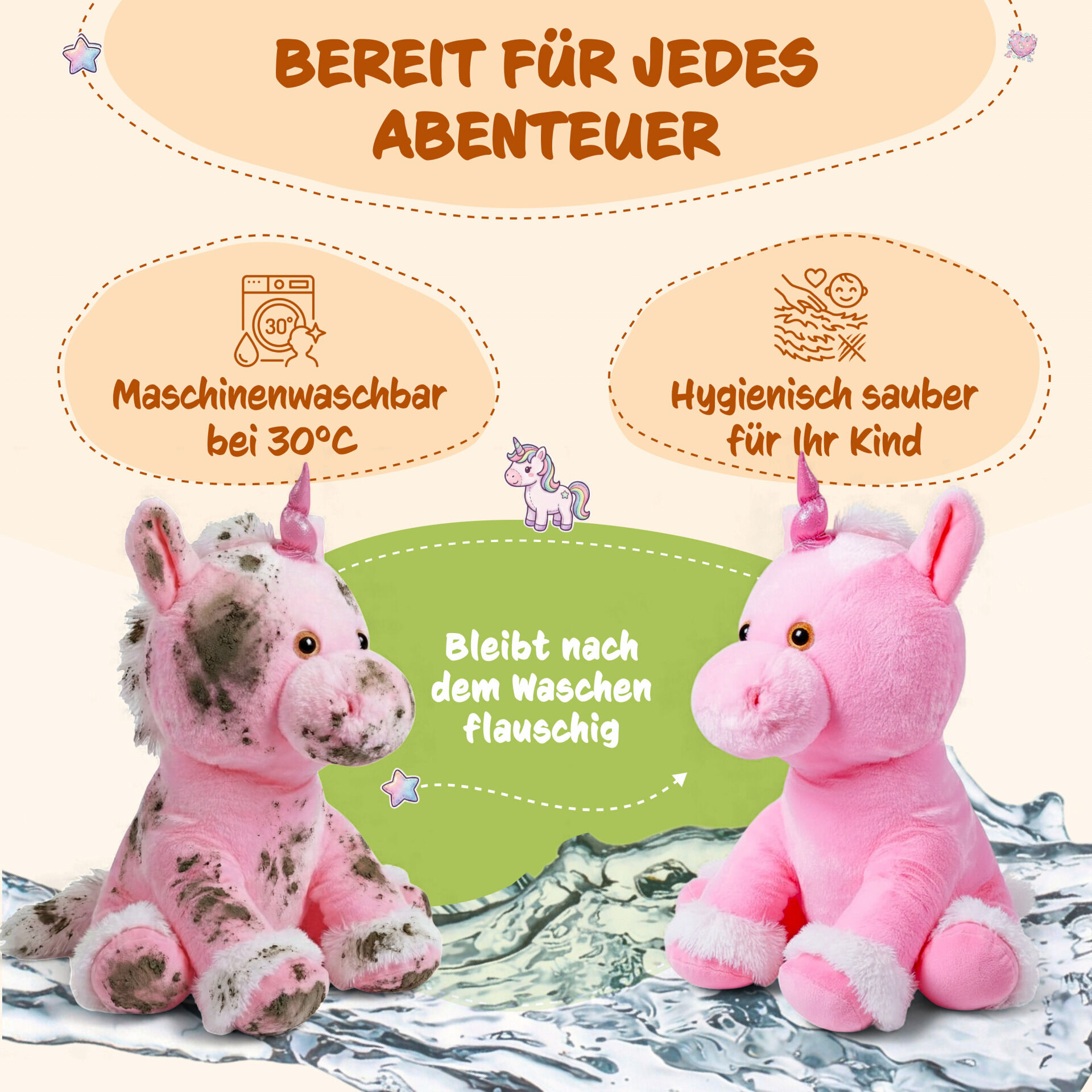 Kuscheltier Einhorn 72cm