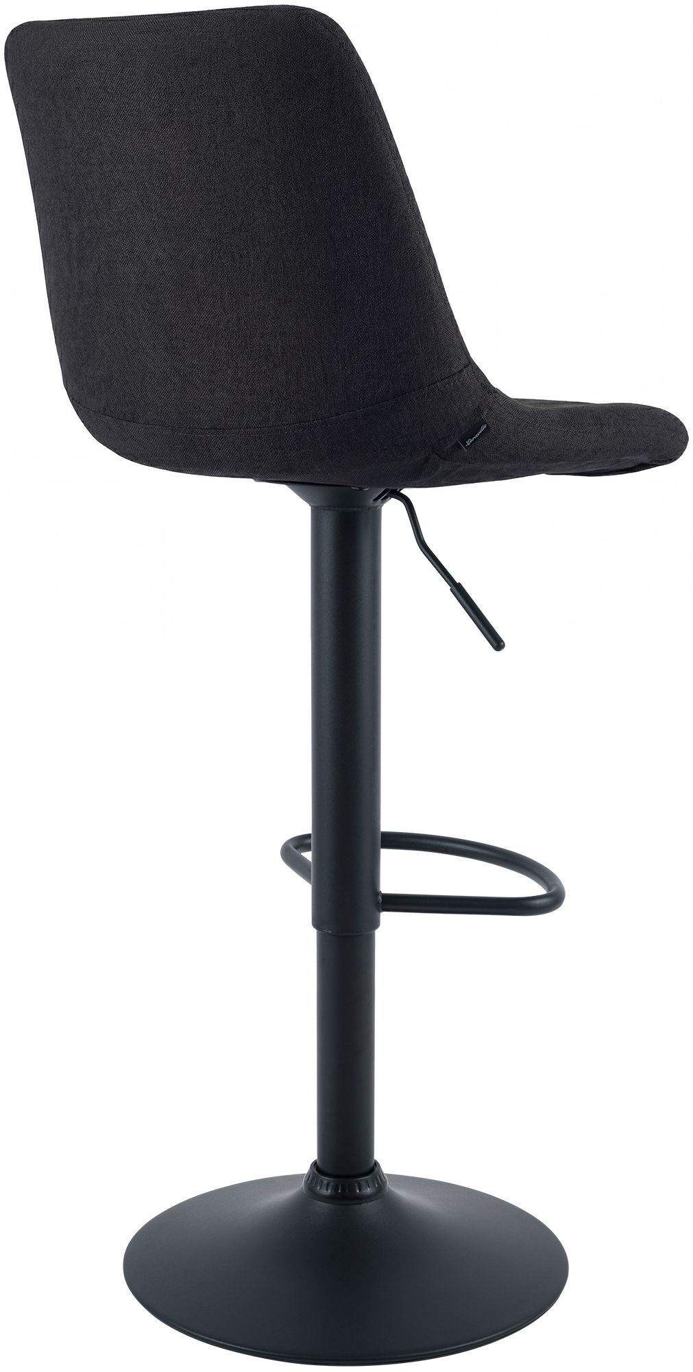 Barhocker Mapun Stoff, schwarz