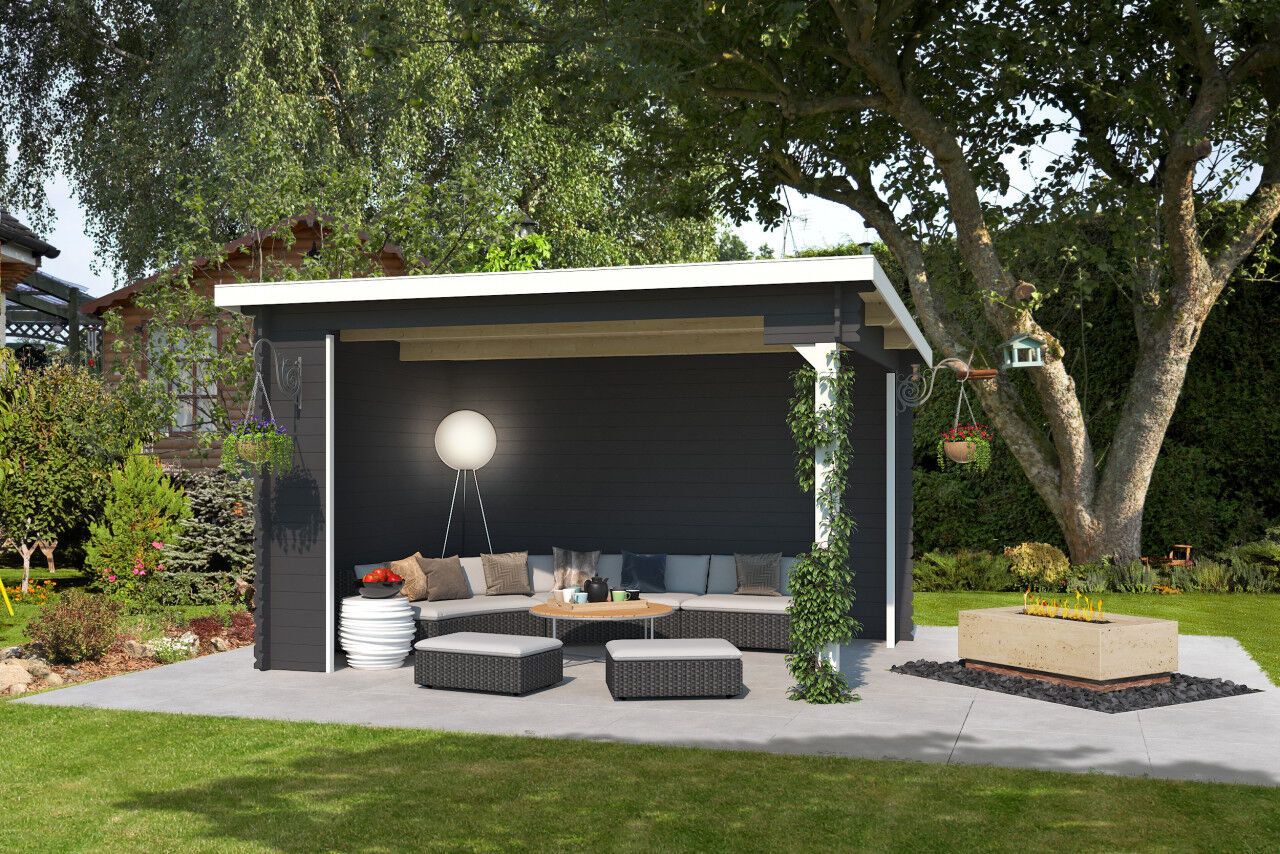 Lasita Maja Pultdach Gartenpavillon Buffalo 380