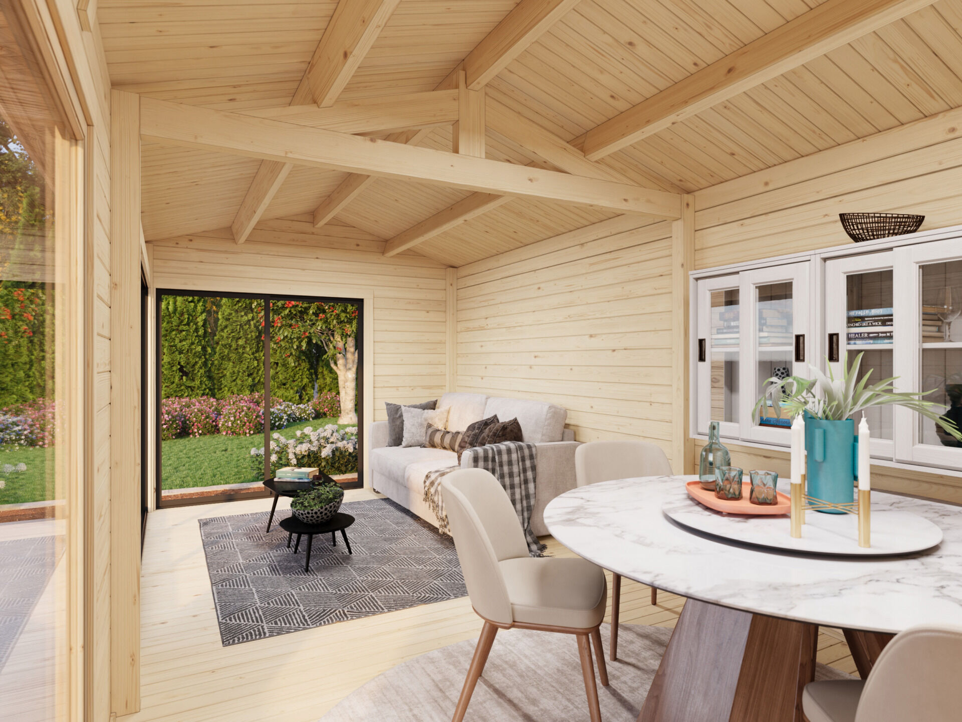 Palmako Gartenhaus Amanda 17,1 m² Slide