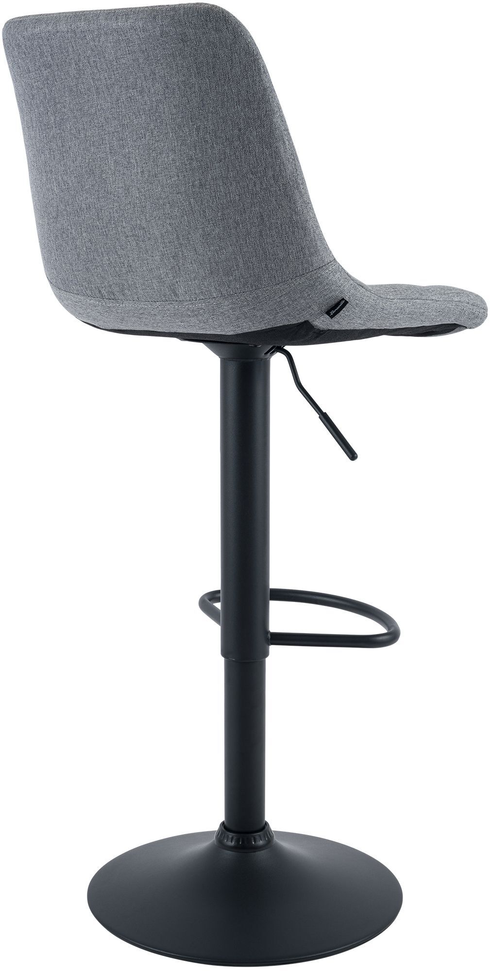 Barhocker Mapun Stoff, grau