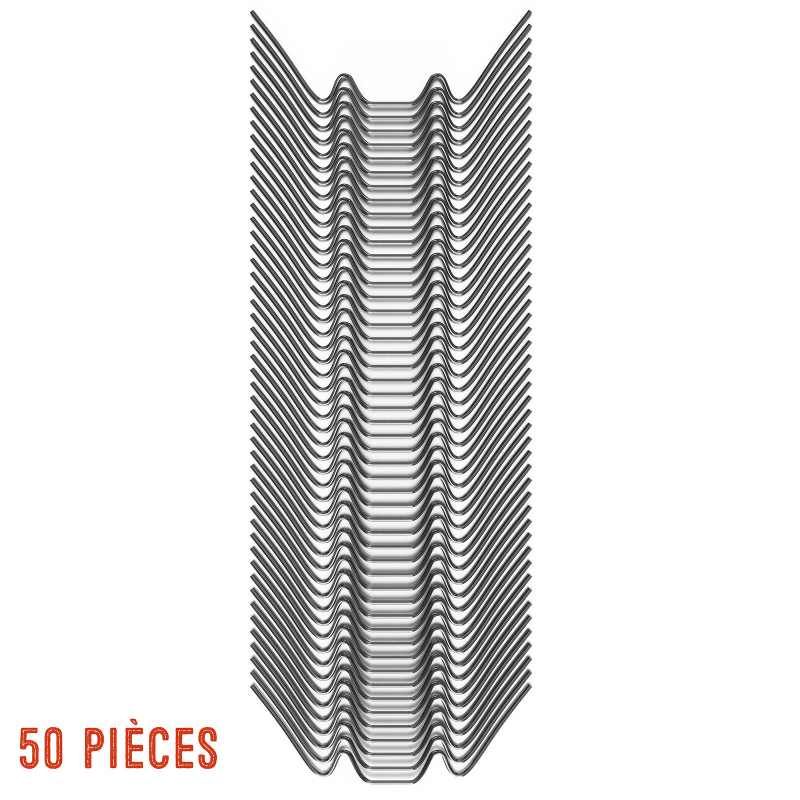 Gewächshausklammern 50er-Set Metall
