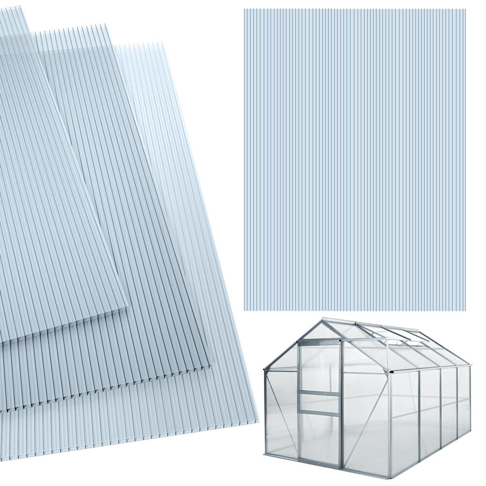 Doppelstegplatten 14er-Set 4mm transparent 25m² UV-beständig bruchfest