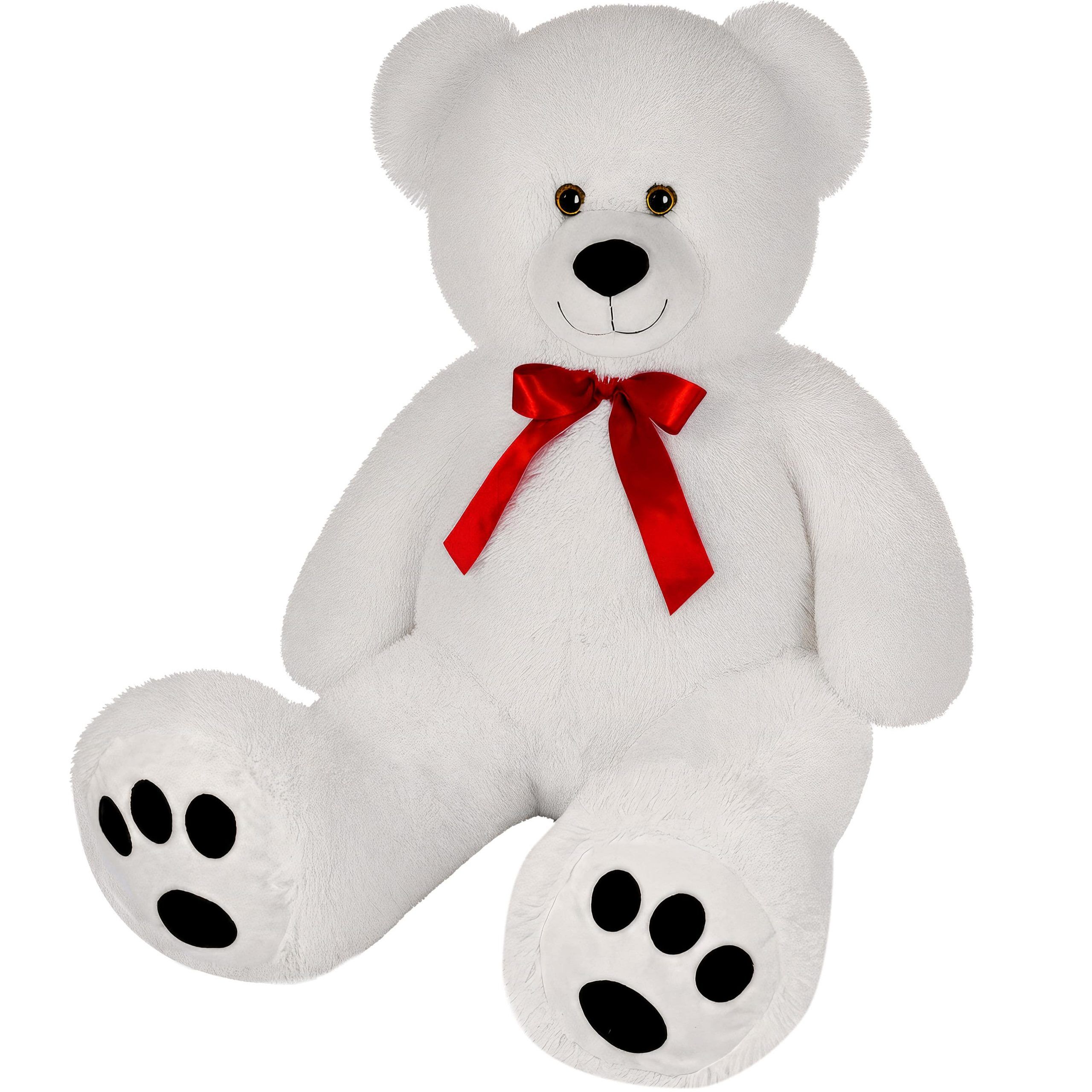 Plüschtier Teddybär XL Weiß 100cm