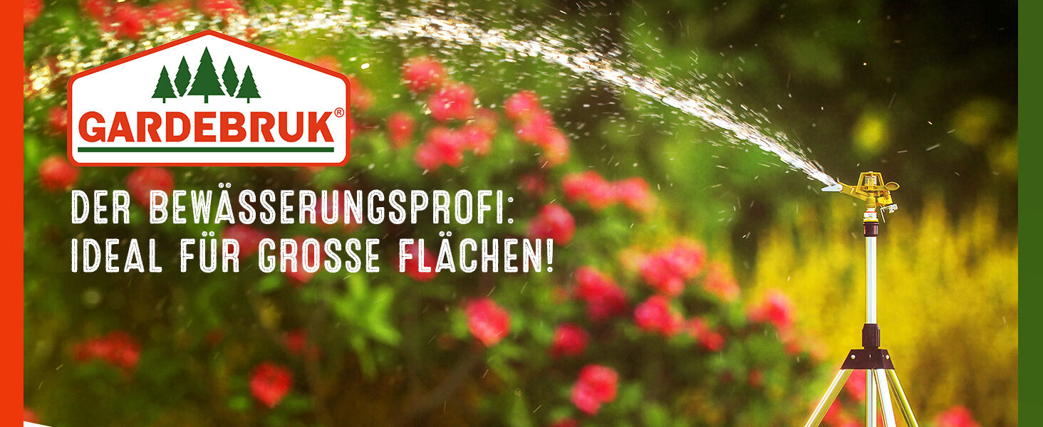 Rasensprenger mit Teleskopstativ 30° - 360°