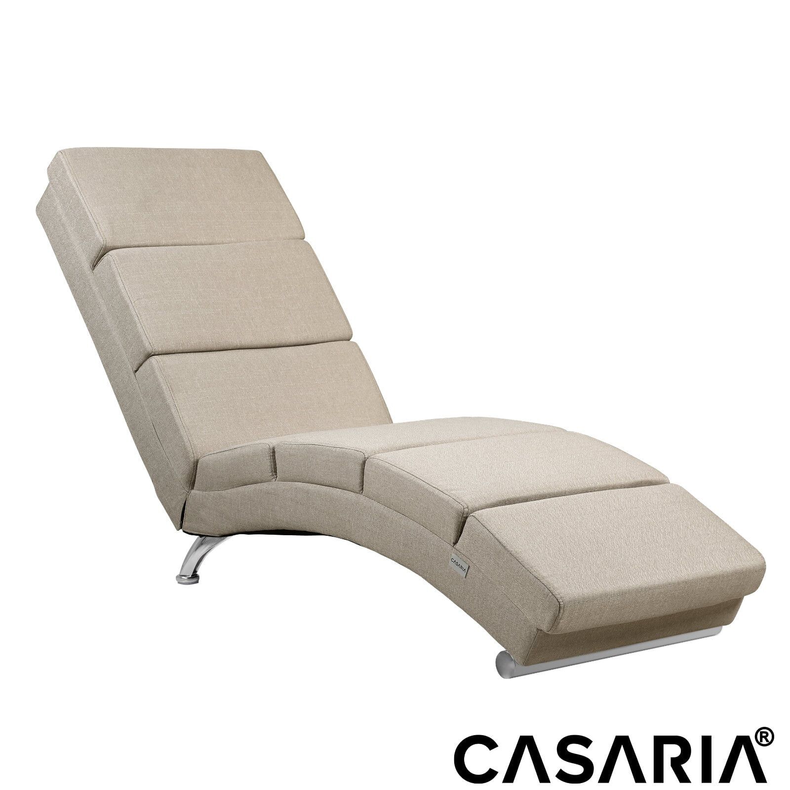 Relaxliege London Sand Webstoff