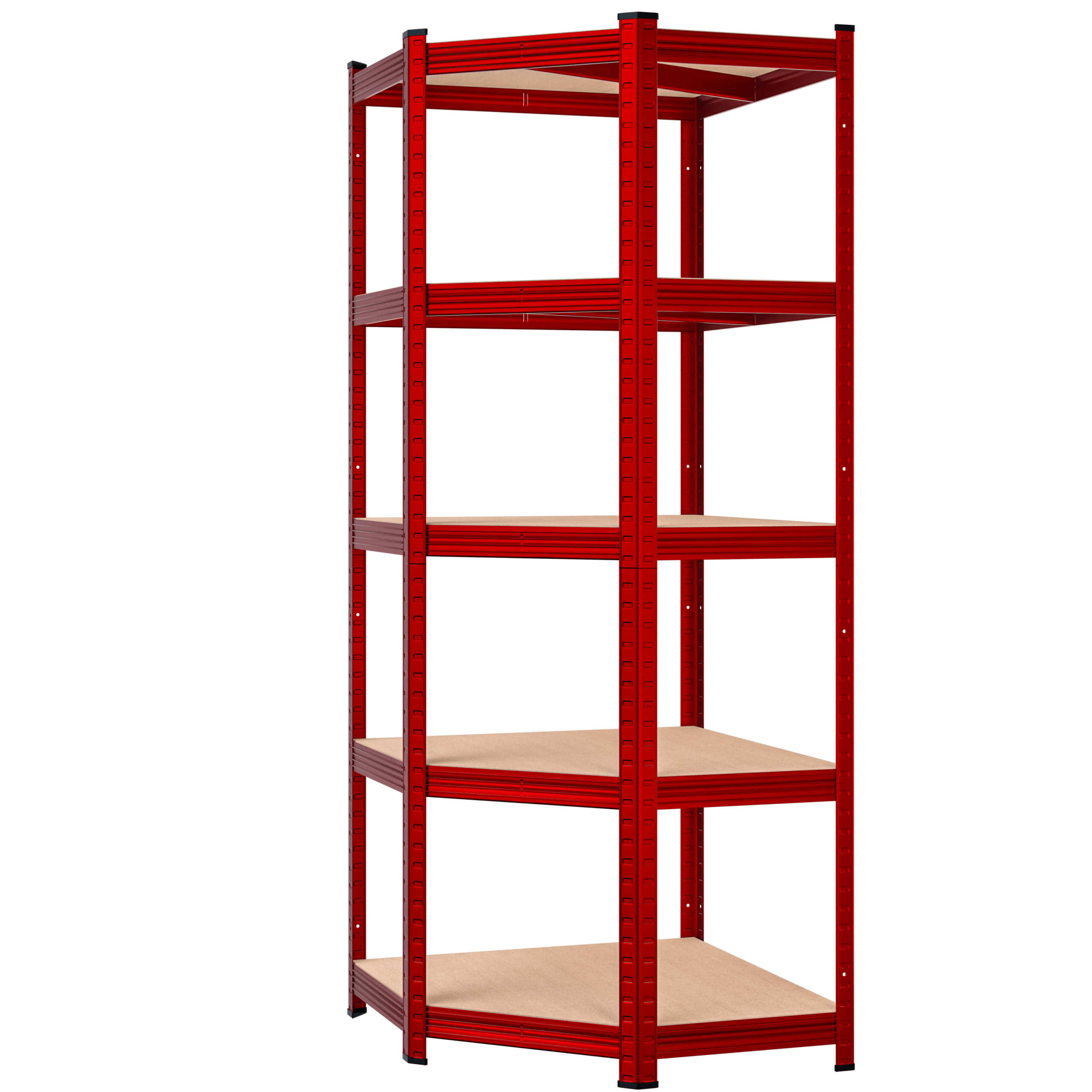 Schwerlasteckregal Rot 180x70x40cm verzinkt 875kg