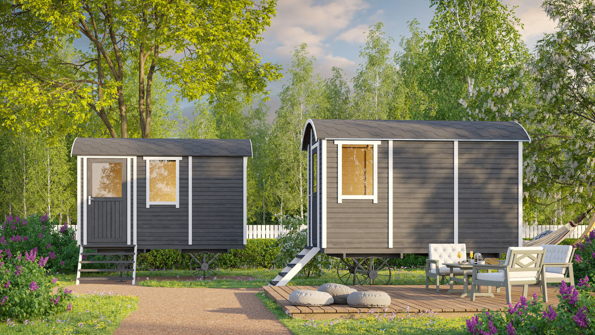 Pipowagen Bauwagen Zirkuswagen Tinyhaus 3,6m