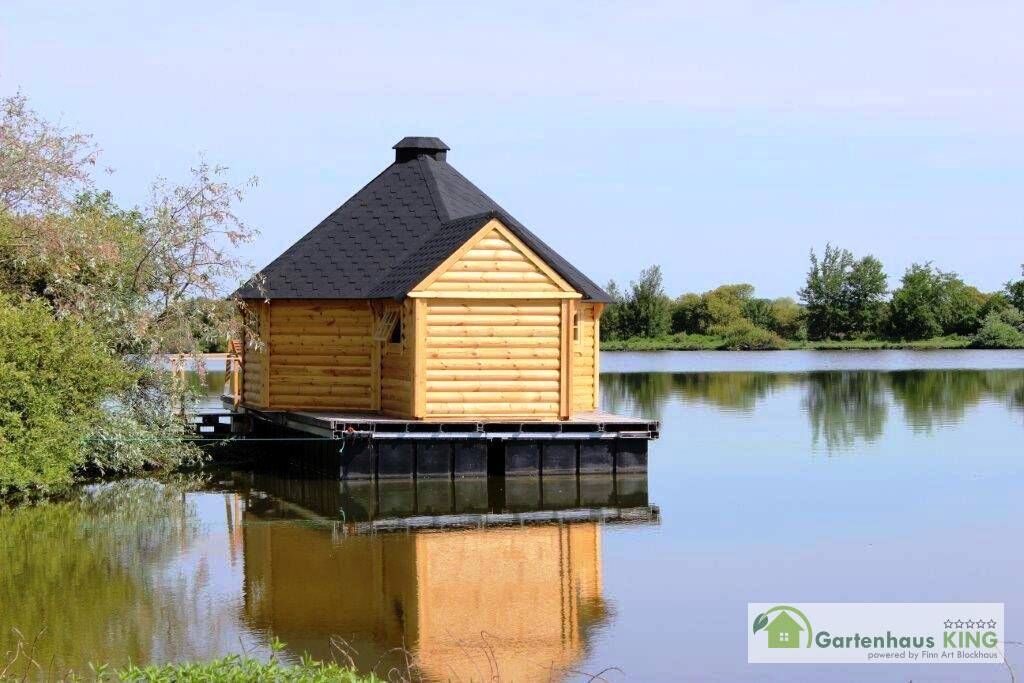 Finn Art Grillkota Elegance 16,5 m² mit 1,8m Anbau am See