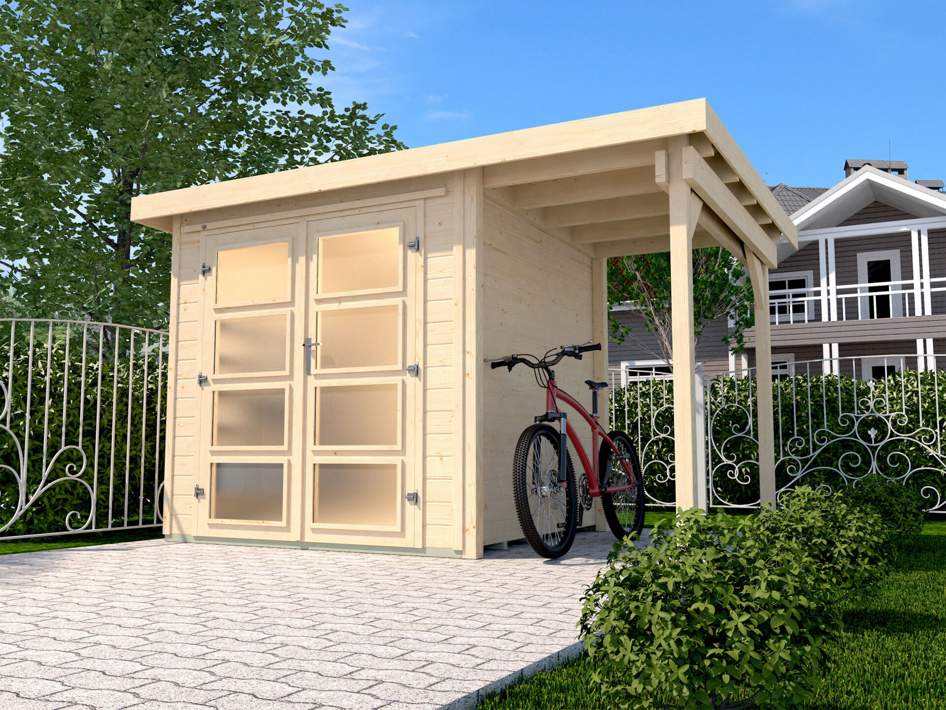 weka Gartenhaus 321 A 3,9x2,4m