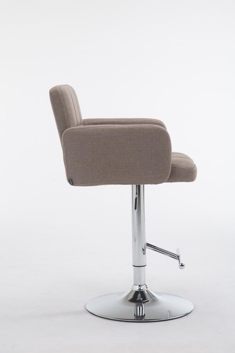 Barhocker Los Angeles Stoff C, taupe