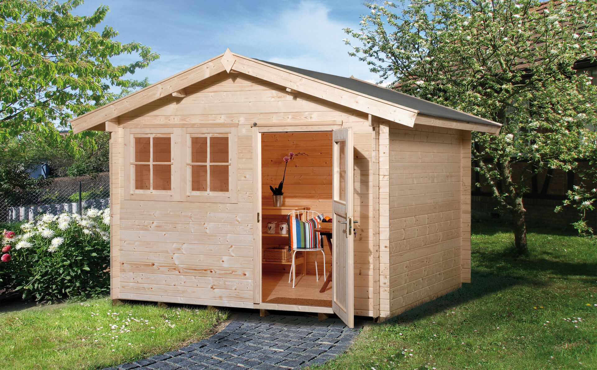 weka Gartenhaus 139 - 3,8x3,3m