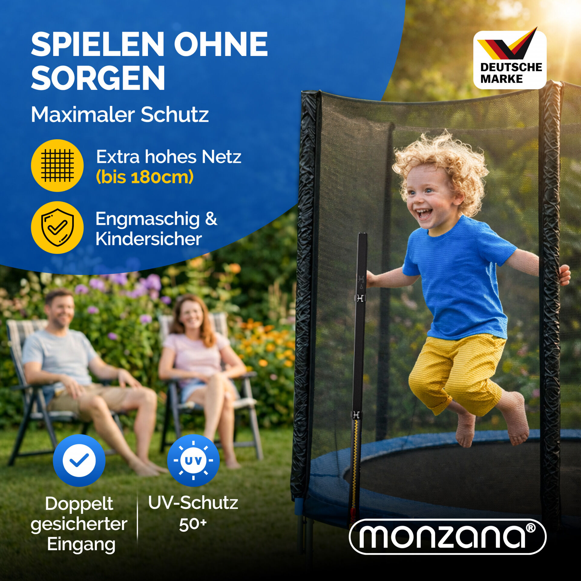 Sicherheitsnetz für Trampolin Ø244cm V1