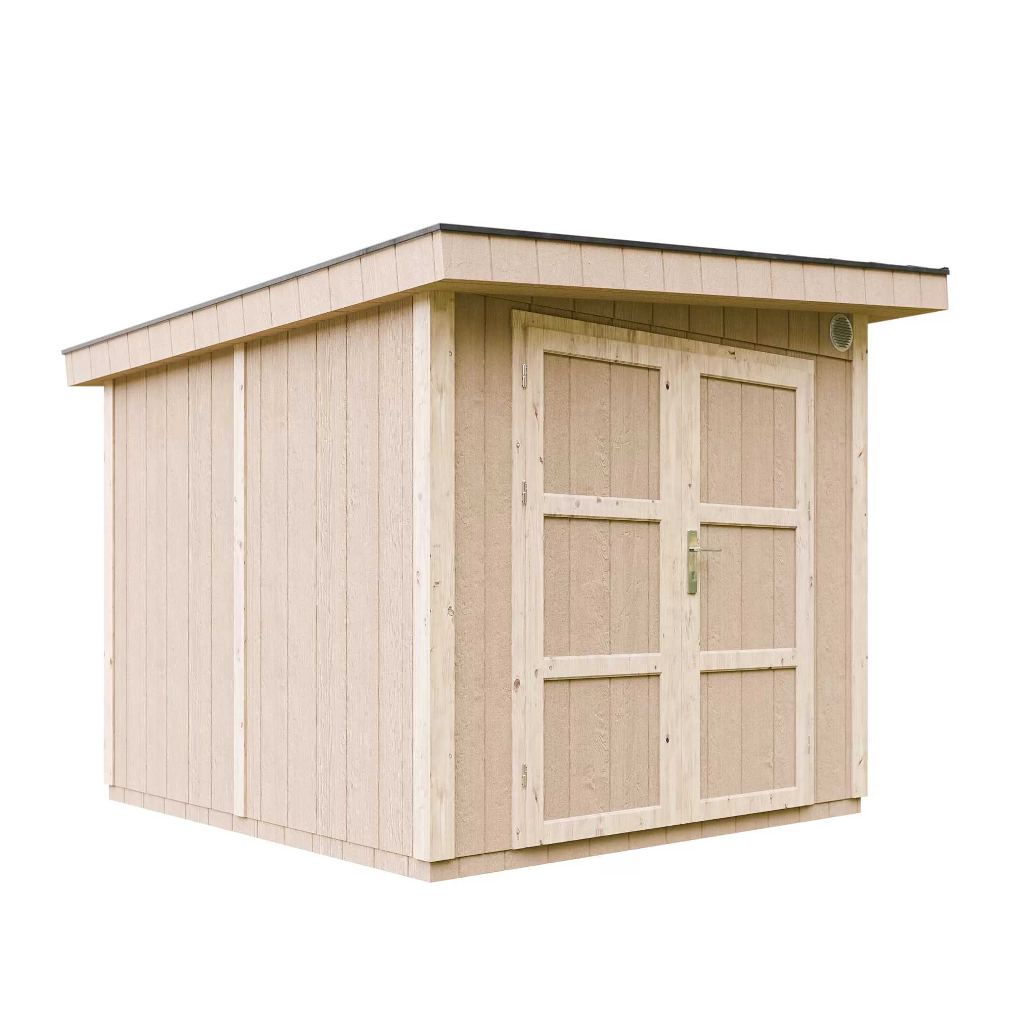 Pultdach Gartenhaus Norge 5 mit LP® SmartSide® M903A – 250 x 236 cm – 6 m2