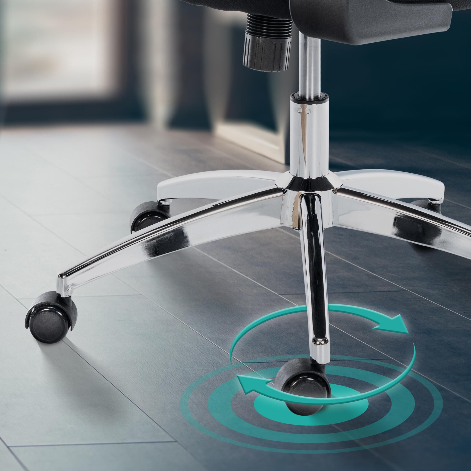 Bürostuhl Overton, schwarz